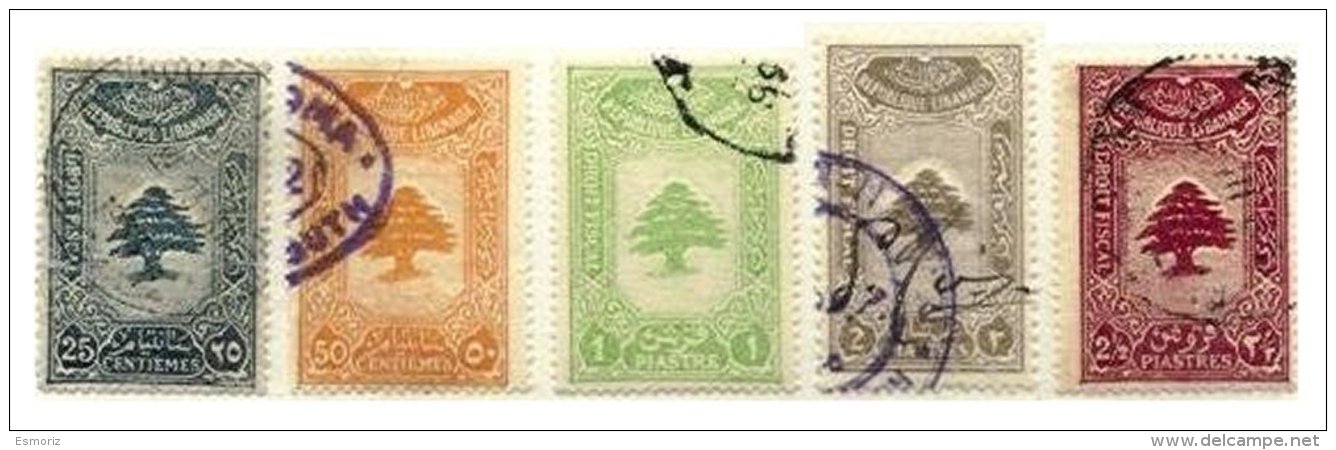 LEBANON, Revenues, Used, F/VF - Libanon