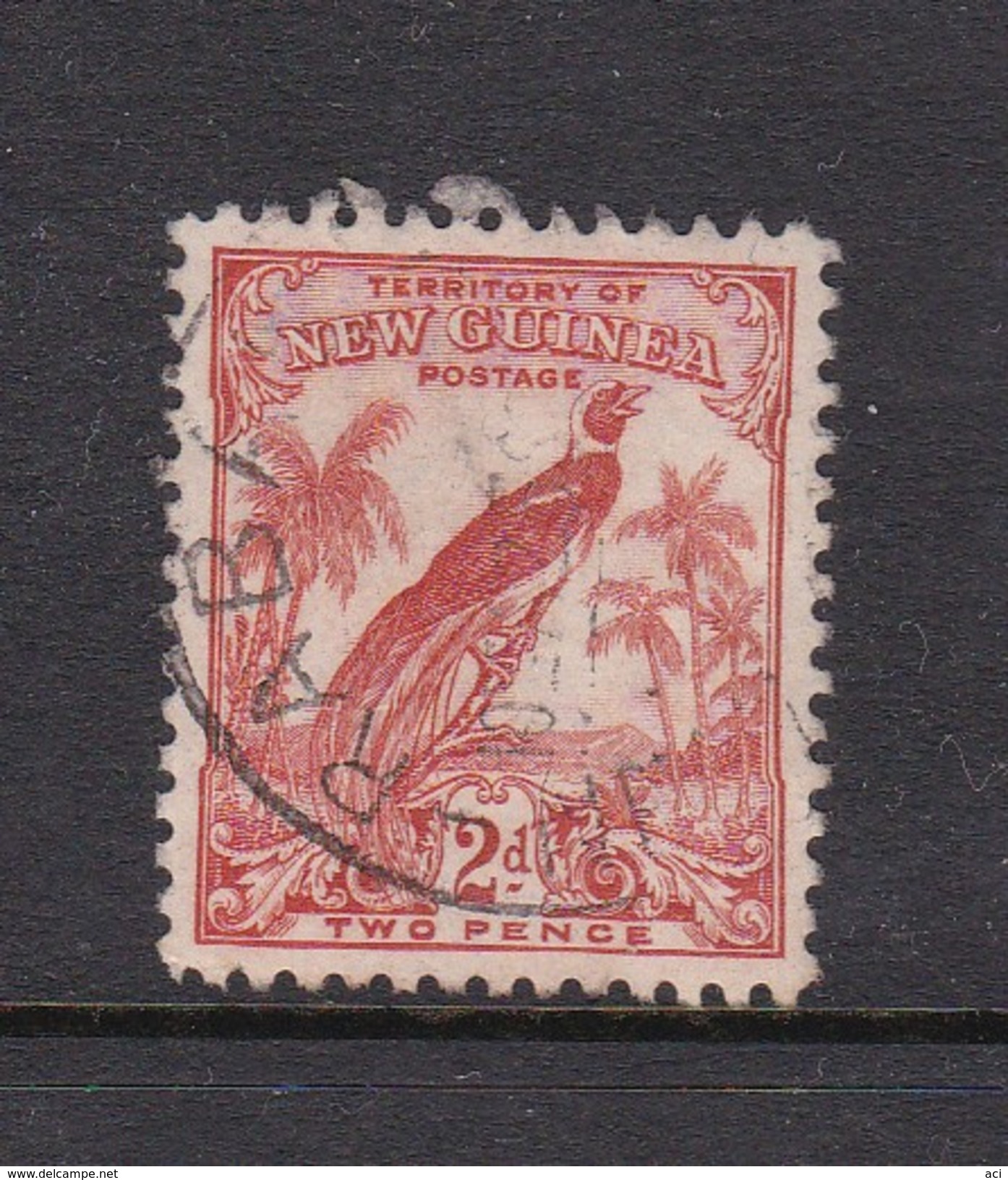 New Guinea SG 179 1931 Raggiana Bird No Date Two Pences Vermillion Used - Papua New Guinea