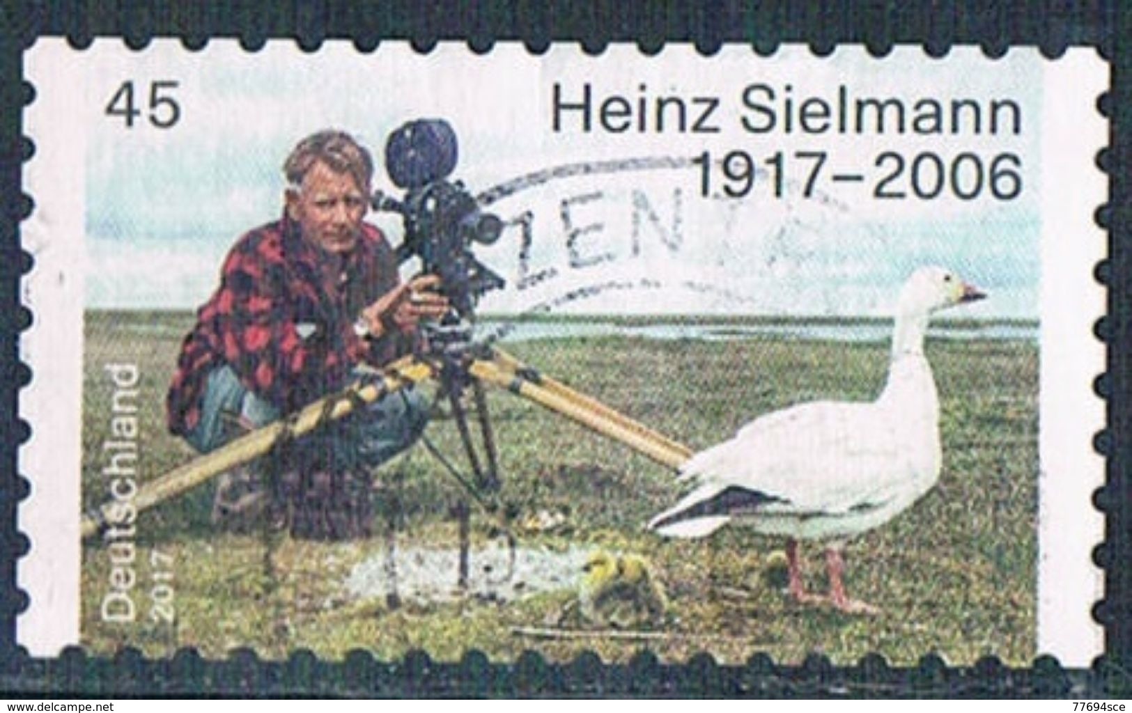 2017  100. Geburtstag Von Heinz Sielmann  (selbstklebend) - Oblitérés