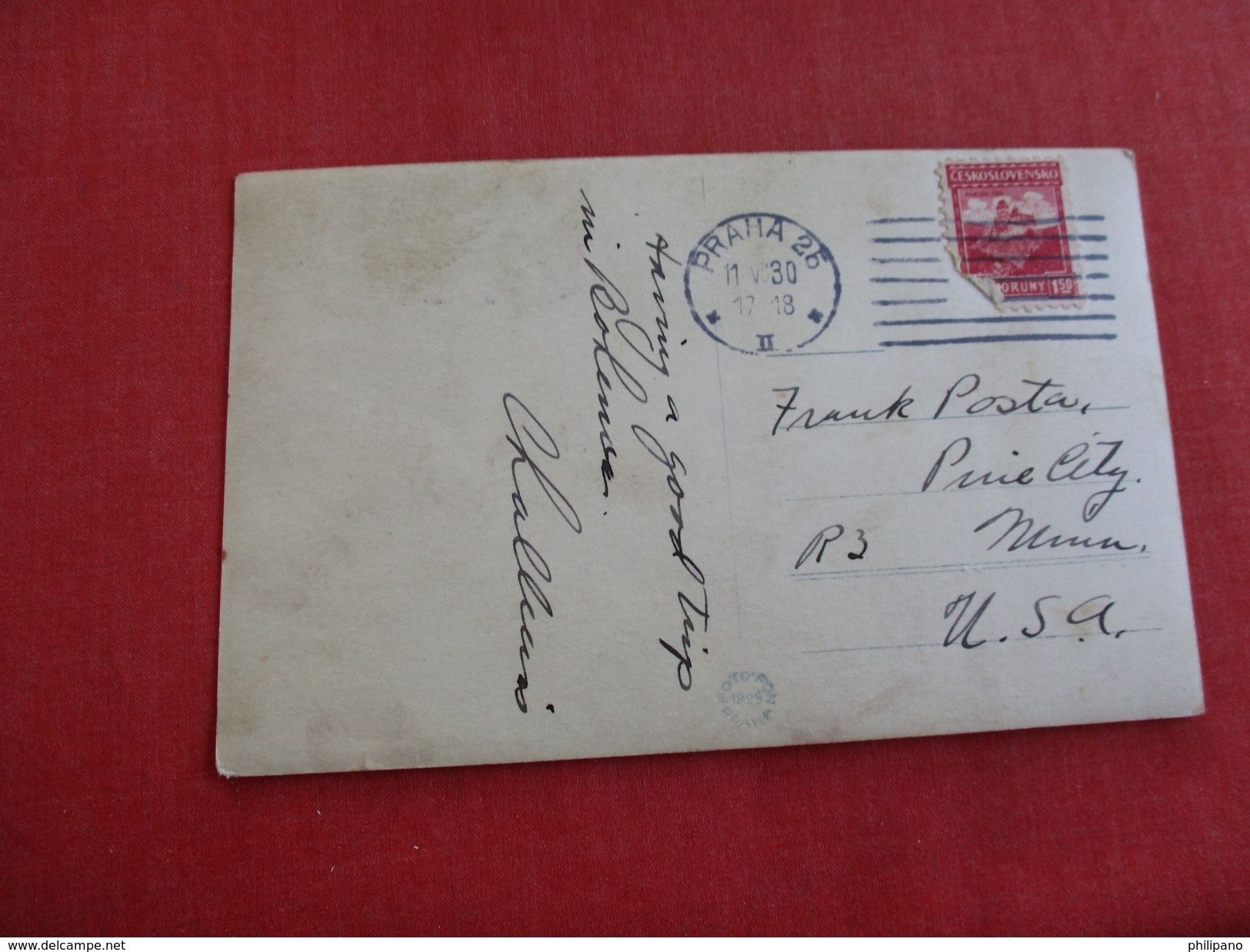 Czech Republic  RPPC Praha Has Stamp & Cancel ---    Ref 2771 - Czech Republic