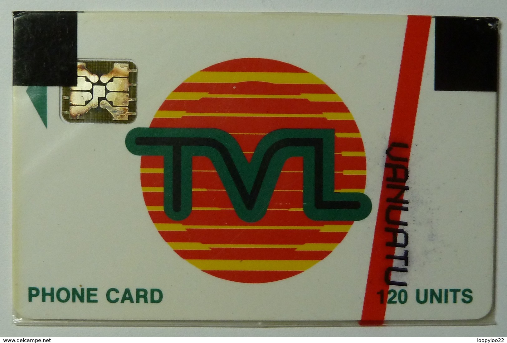 VANUATU - Chip - 1st Issue - VAN-03 - 120 Units - TVL Logo - 40727 - Mint Blister - Vanuatu