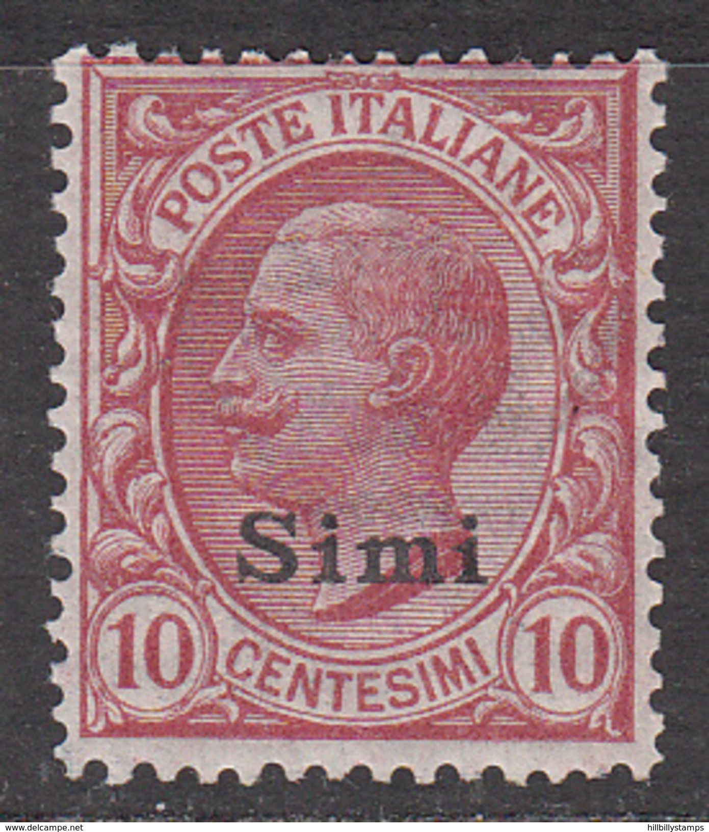 ITALY--SIMI     SCOTT NO. 3     MINT HINGED    YEAR  1912 - Ägäis (Simi)