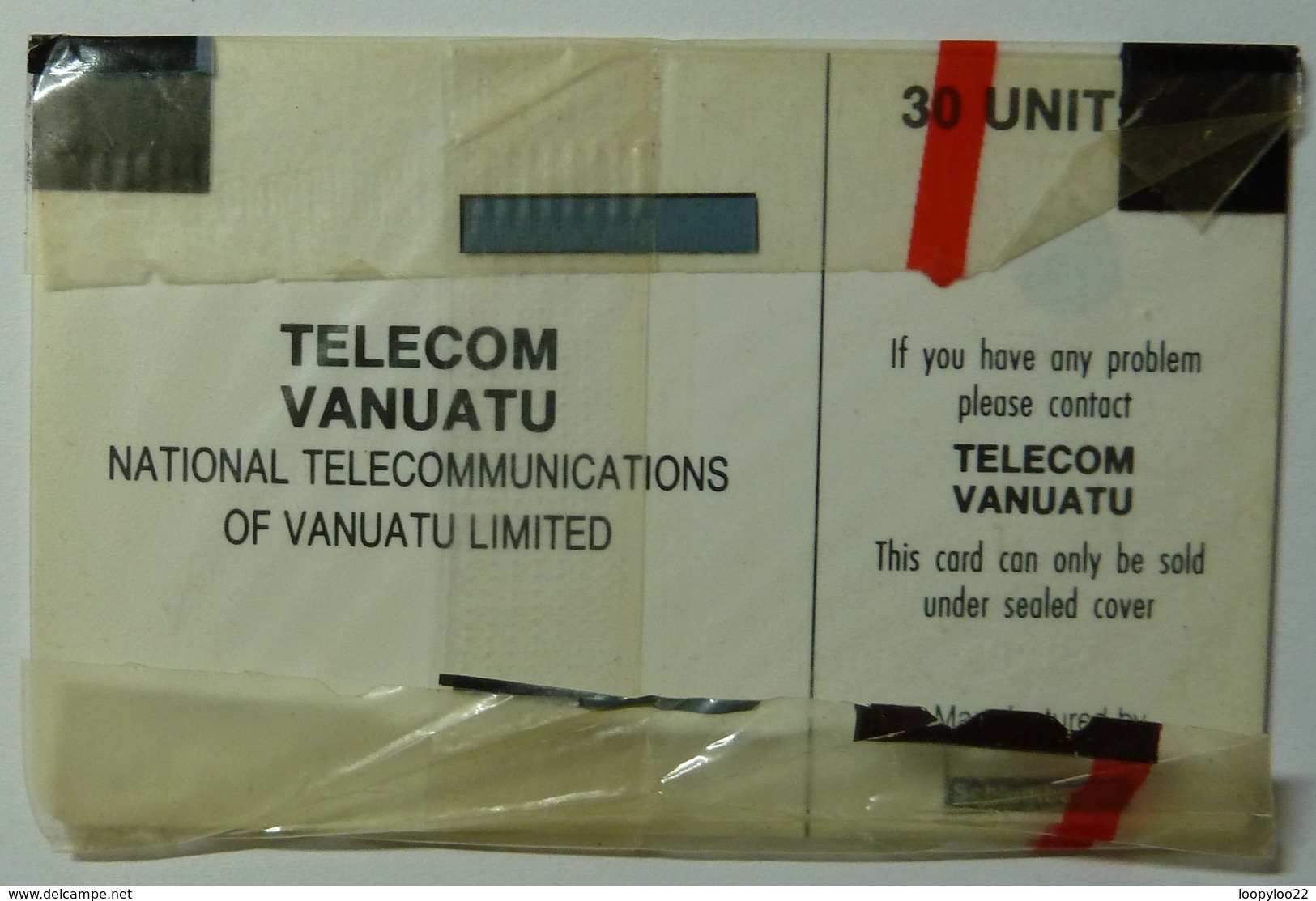 VANUATU - Chip - 1st Issue - 30 Units - TVL Logo - 40727 - Mint Blister - R - Vanuatu