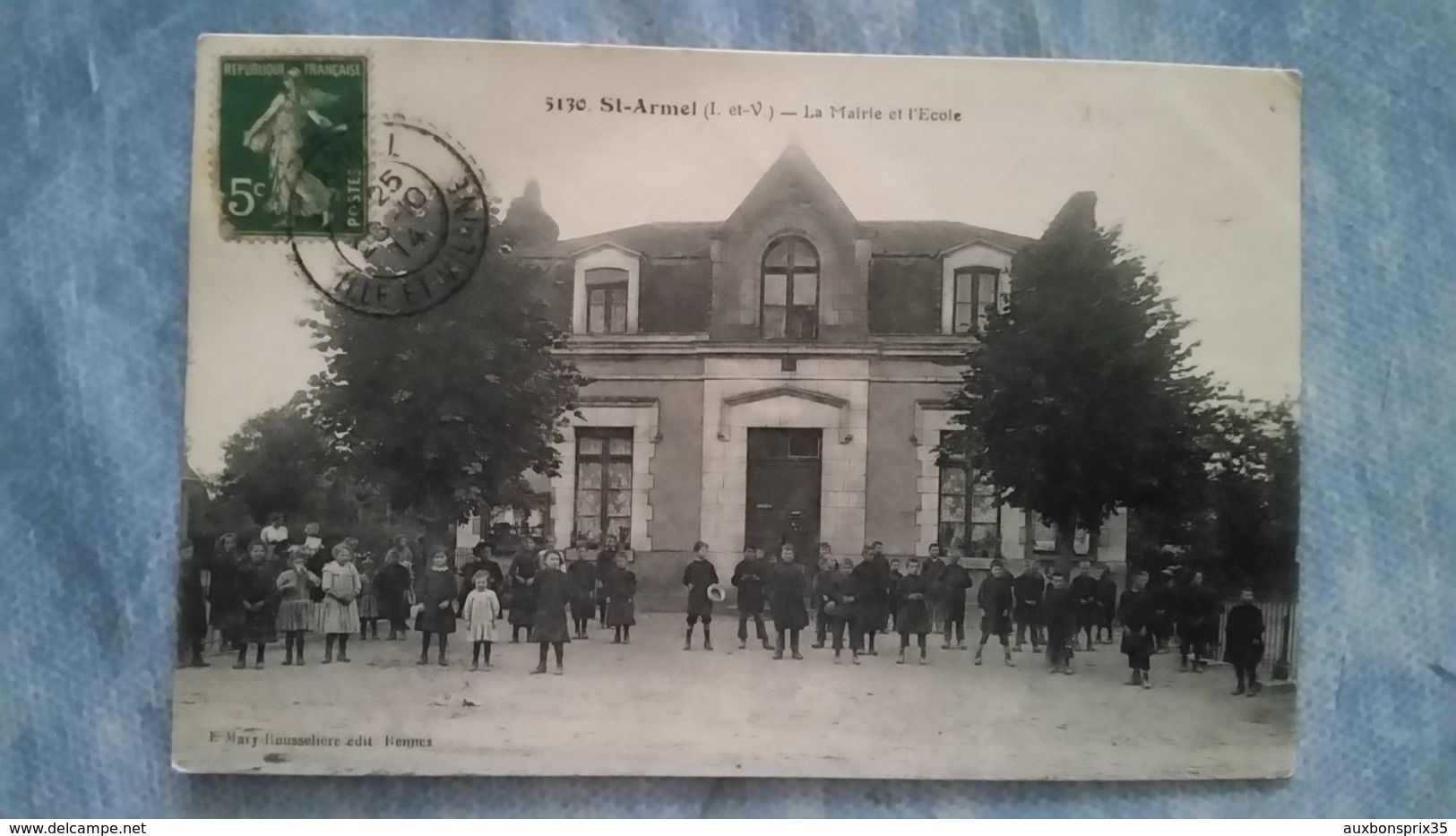 SAINT ARMEL - LA MAIRIE ET L'ÉCOLE - 35 - Autres & Non Classés