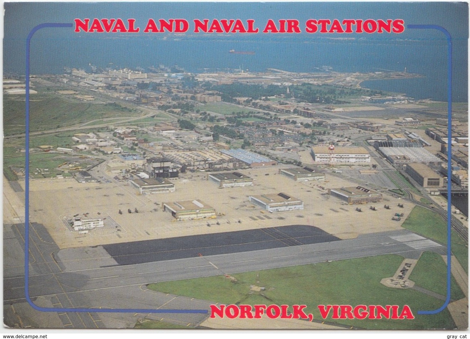 Naval And Naval Air Stations, Norfolk, Virginia, Used Postcard [20705] - Norfolk