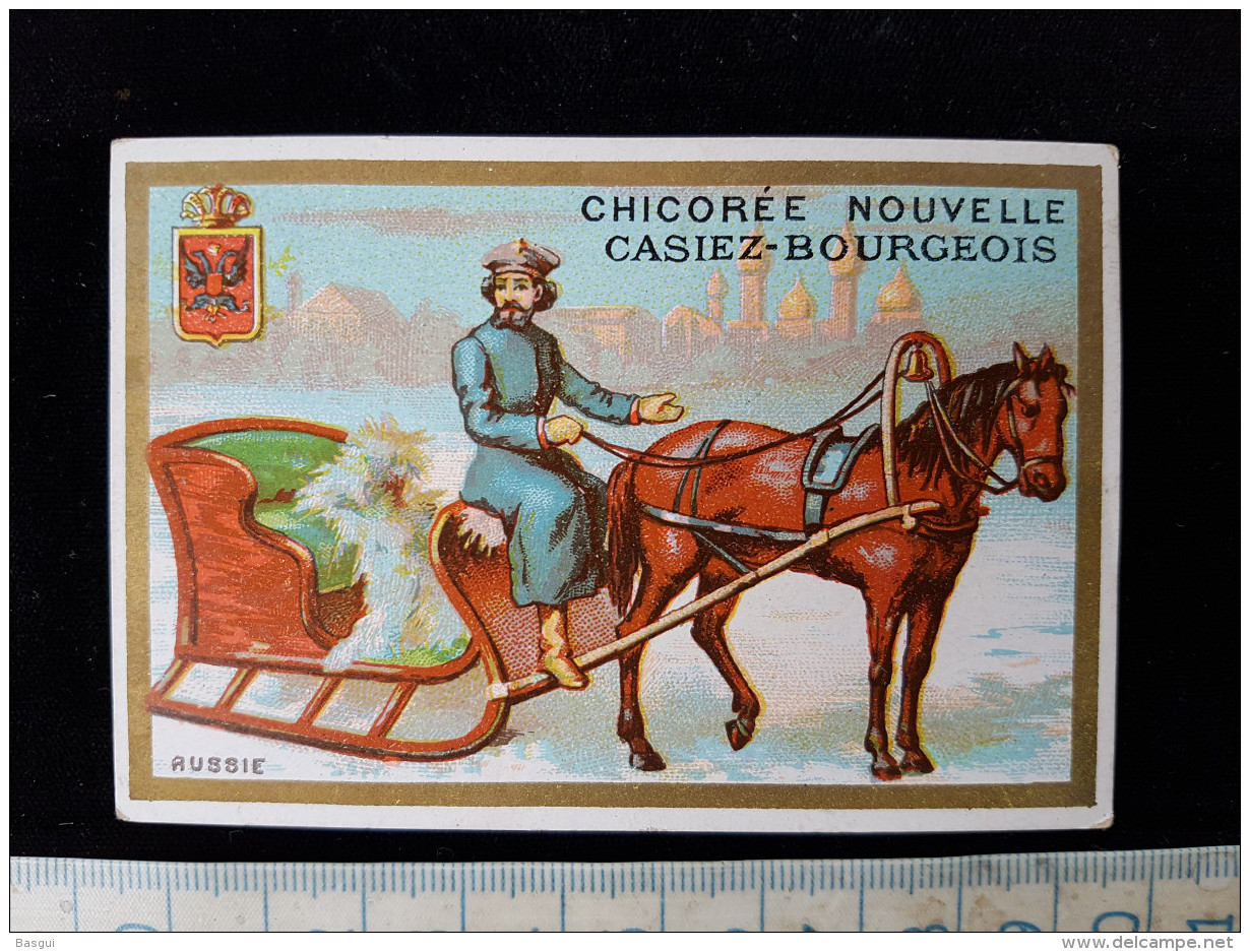 Chromo Illustré  Pub, "Chicorée Nouvelle Casiez  Bourgeois " - Poulain