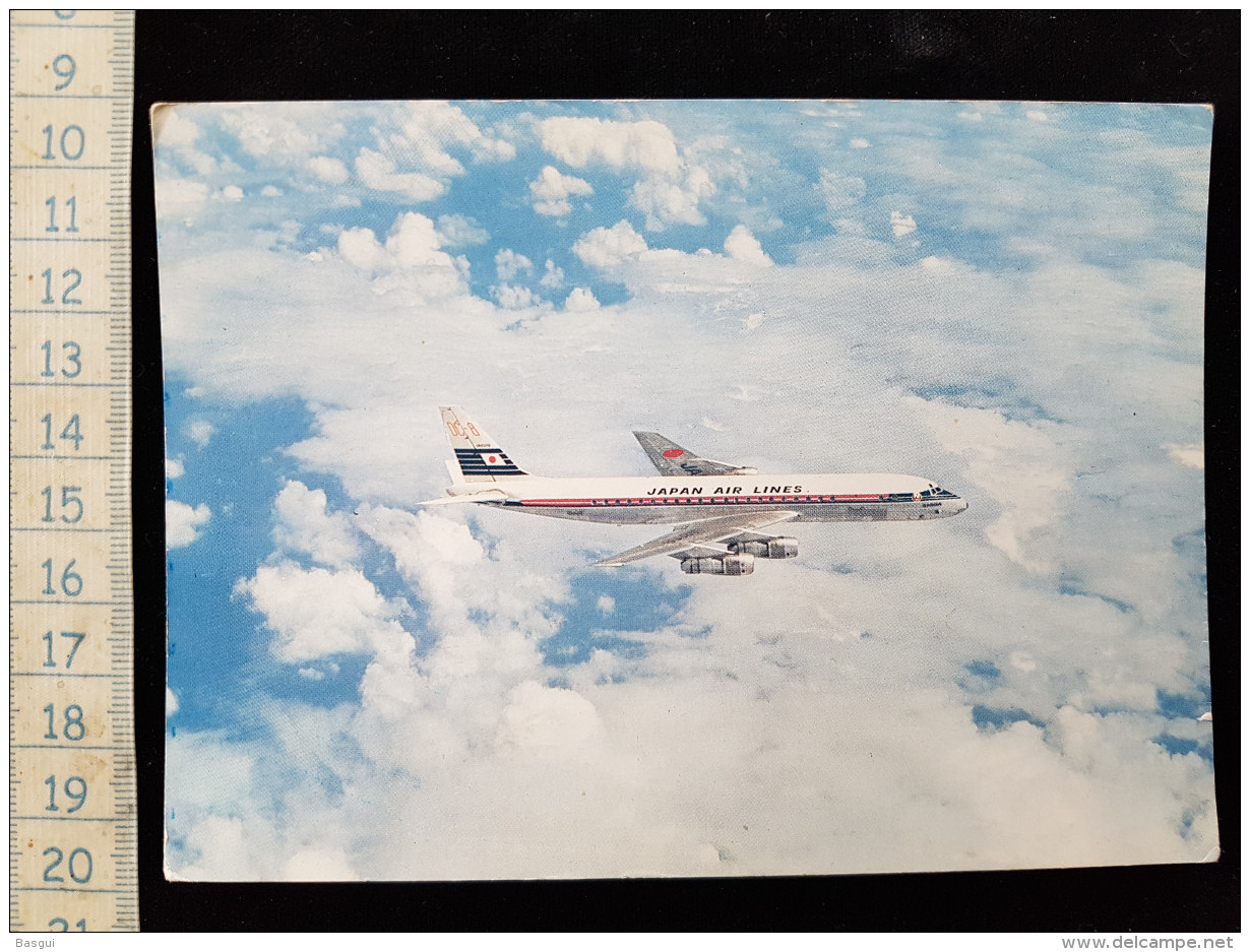 CPSM Japan Air Line, DC 8 Jet - 1946-....: Moderne