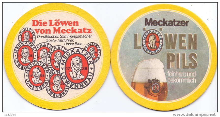 #D181-142 Viltje Löwen-Bräu Meckatz - Sous-bocks