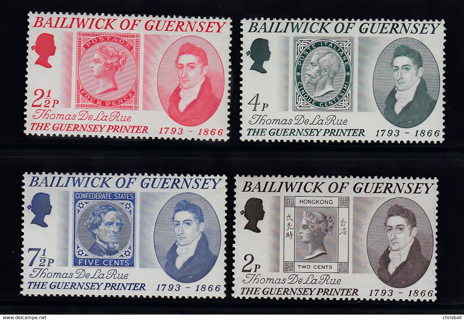 Guernsey 1971, Thomas De La Rue, Set 4 Unmounted Mint NHM - Guernsey