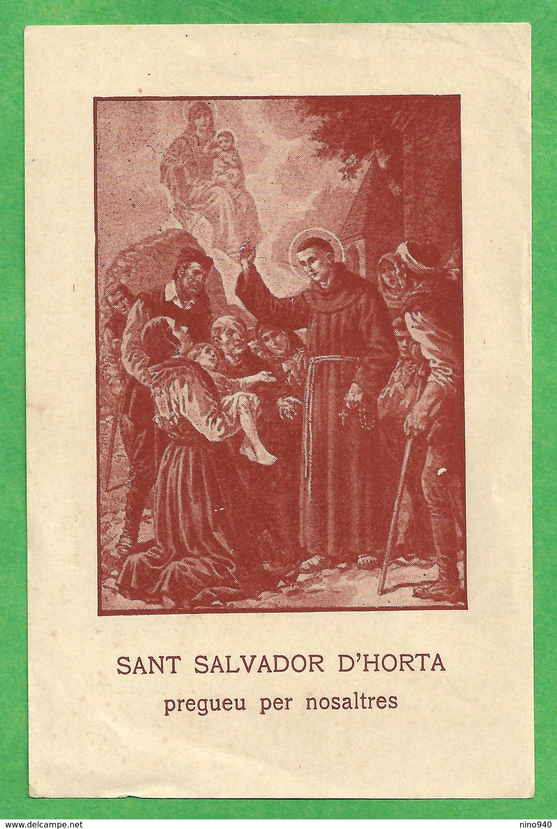 Santini: S. SALVATORE D' HORTA- E - RB - Mm. 73 X 110 - Religione & Esoterismo