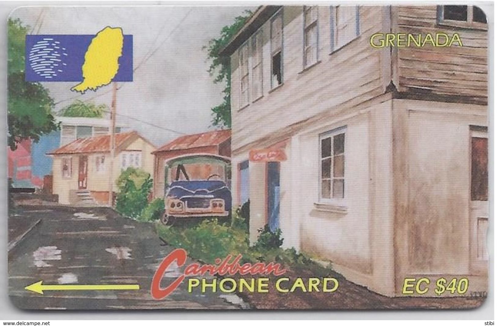 GRENADA - STREET SCENE GOUVYAVE - 5CGRC - Grenada