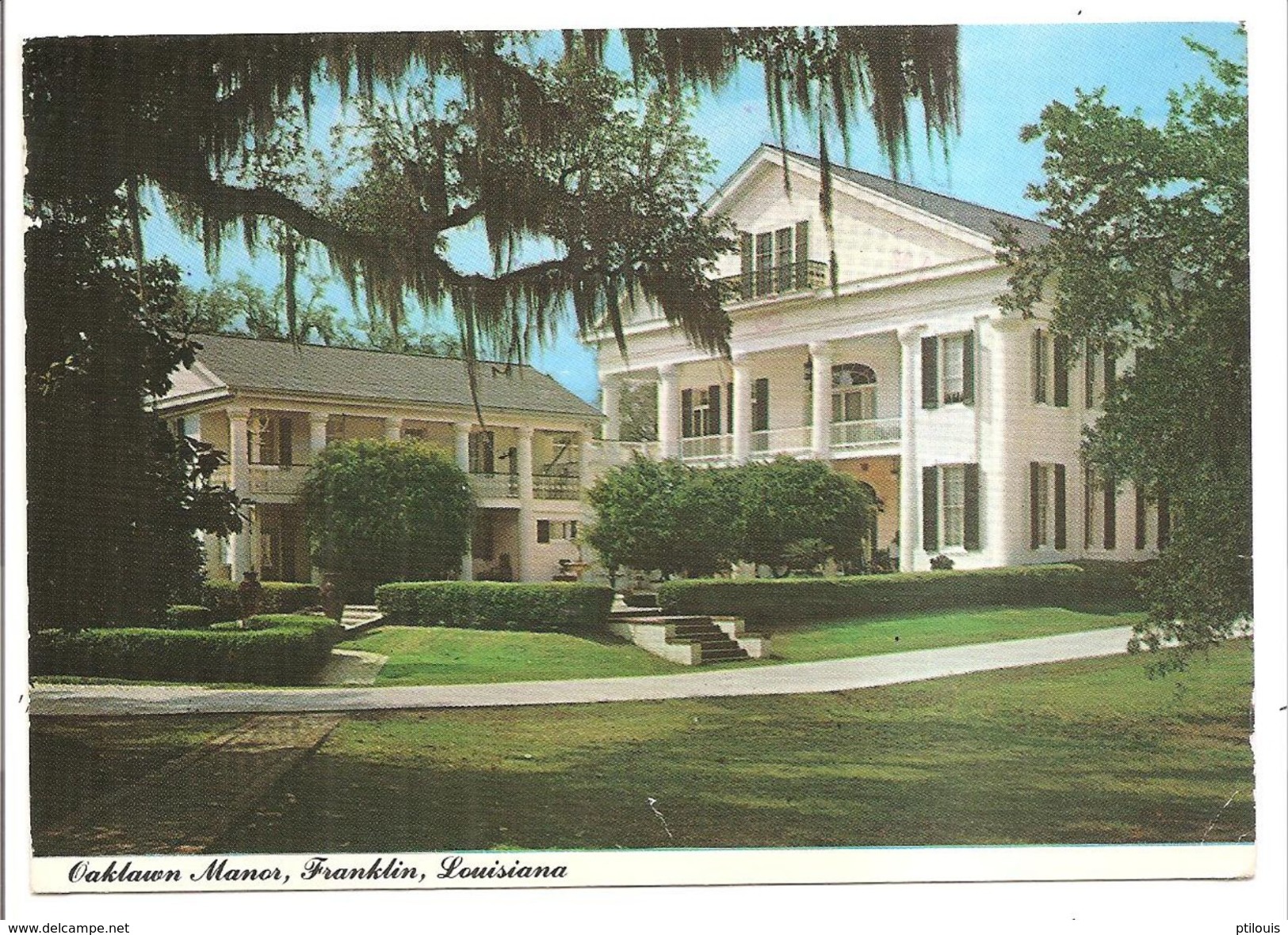 FRANKLIN (Louisiane) - Oaklawn Manor - (Post Card Specialities Metairie, New Orleans) - Autres & Non Classés