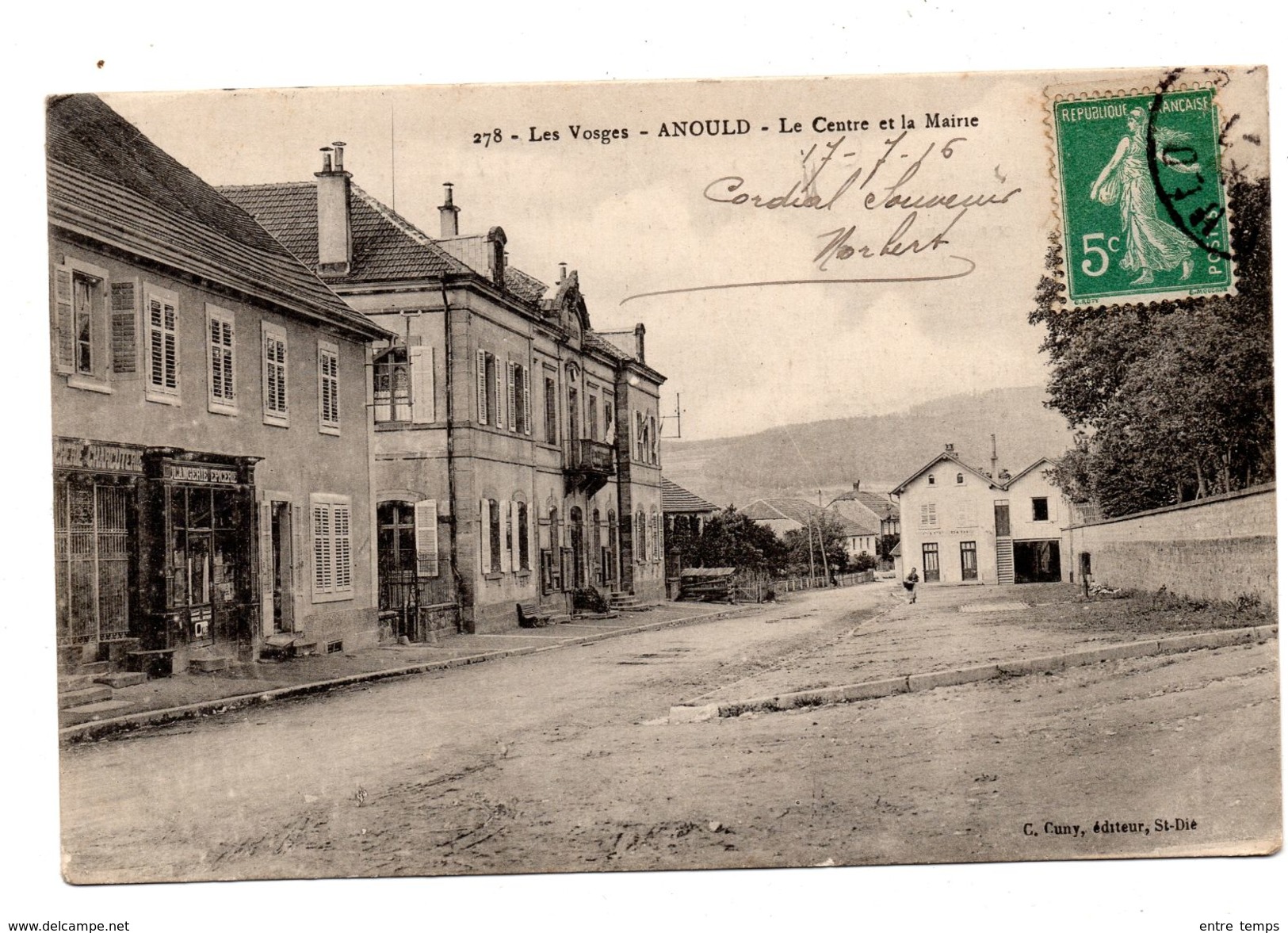 Anould Centre Et Mairie - Anould