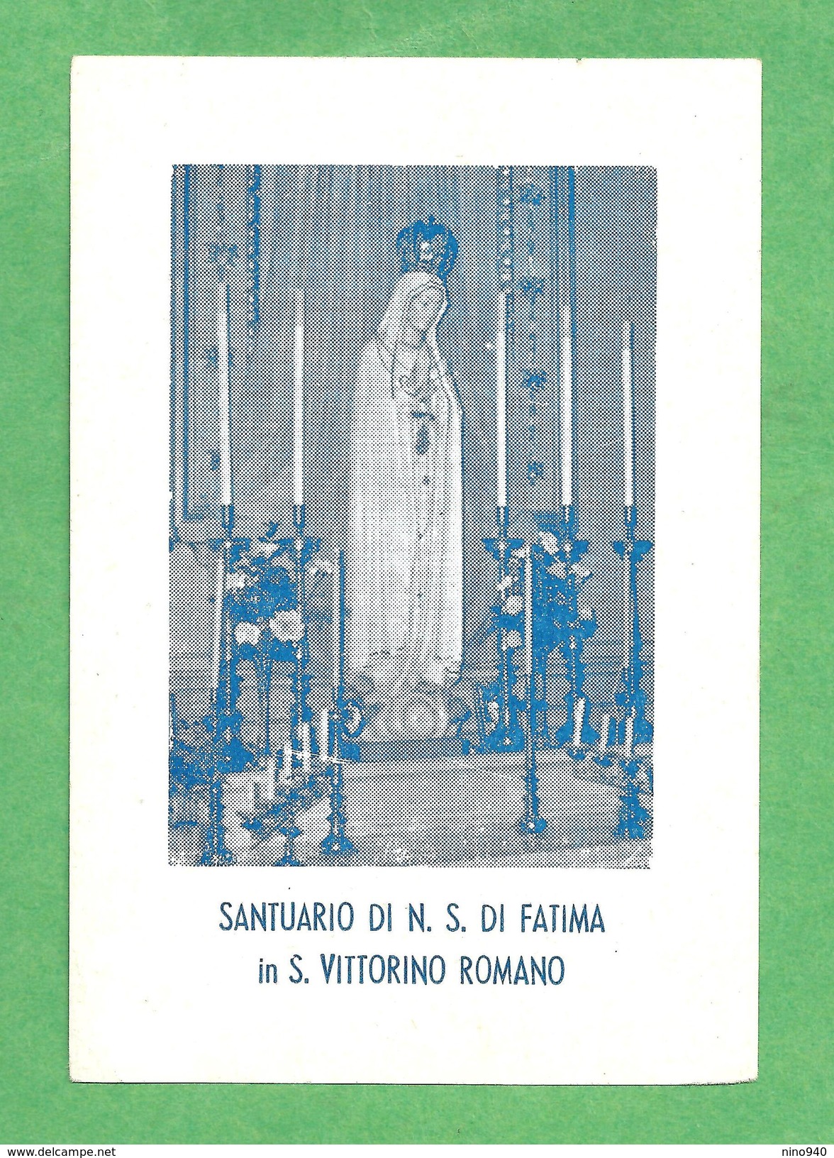 Santini: N.S. DI FATIMA - S. VITTORINO ROMANO - SANTUARIO - E - PR - Mm. 64 X 95 - Religión & Esoterismo
