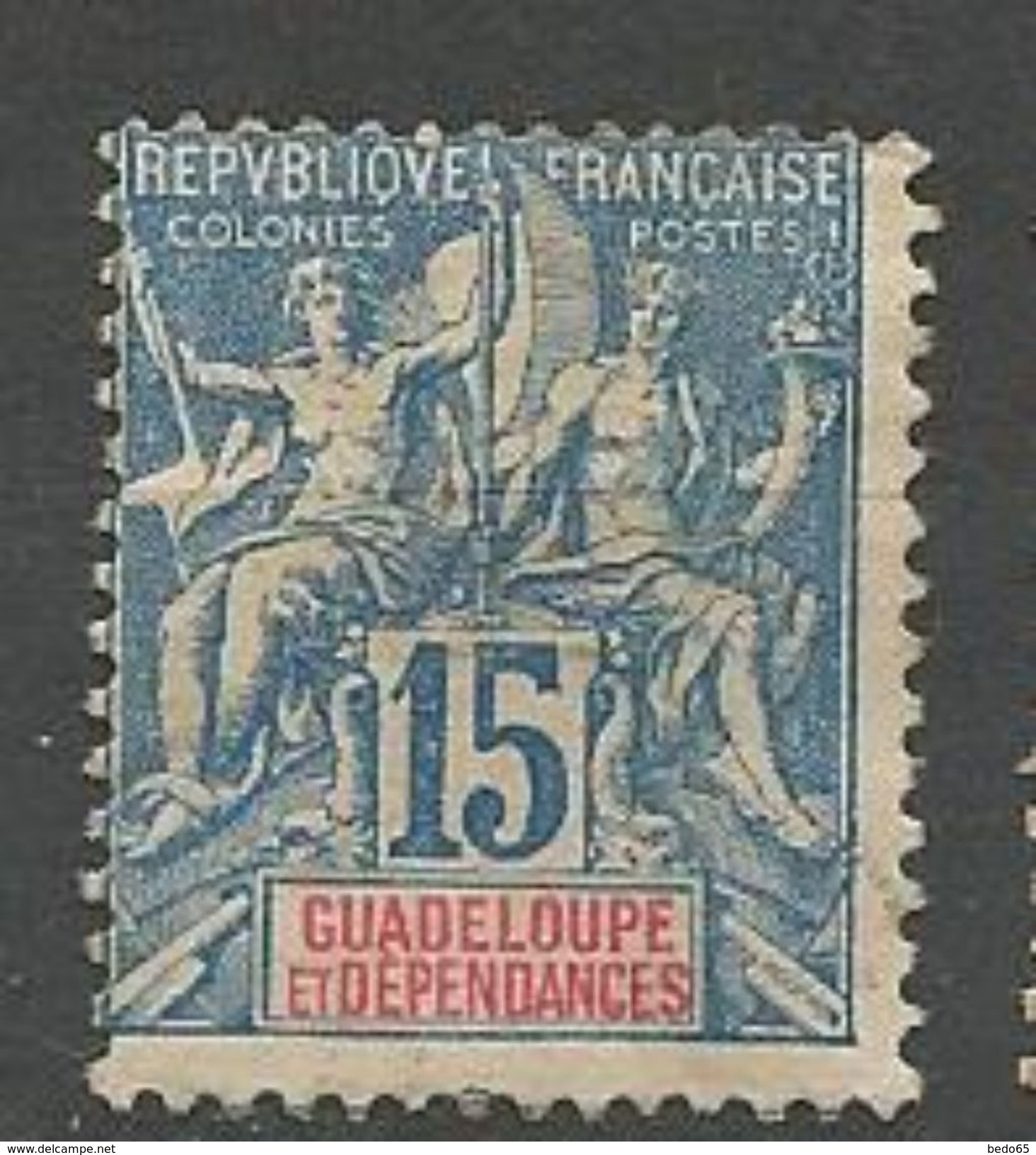 GUADELOUPE N° 10 NEUF(*) CHARNIERE - Unused Stamps