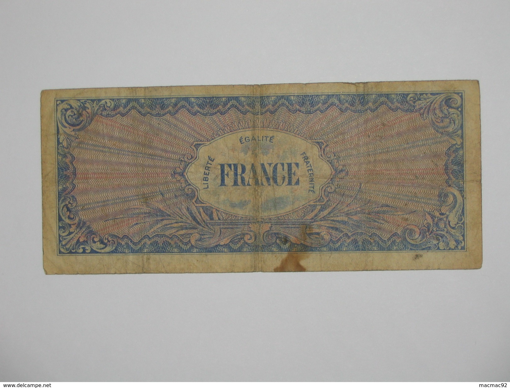 50 Francs - FRANCE - Sans Série  - Billet Du Débarquement - Série De 1944   **** EN ACHAT IMMEDIAT **** - 1945 Verso France