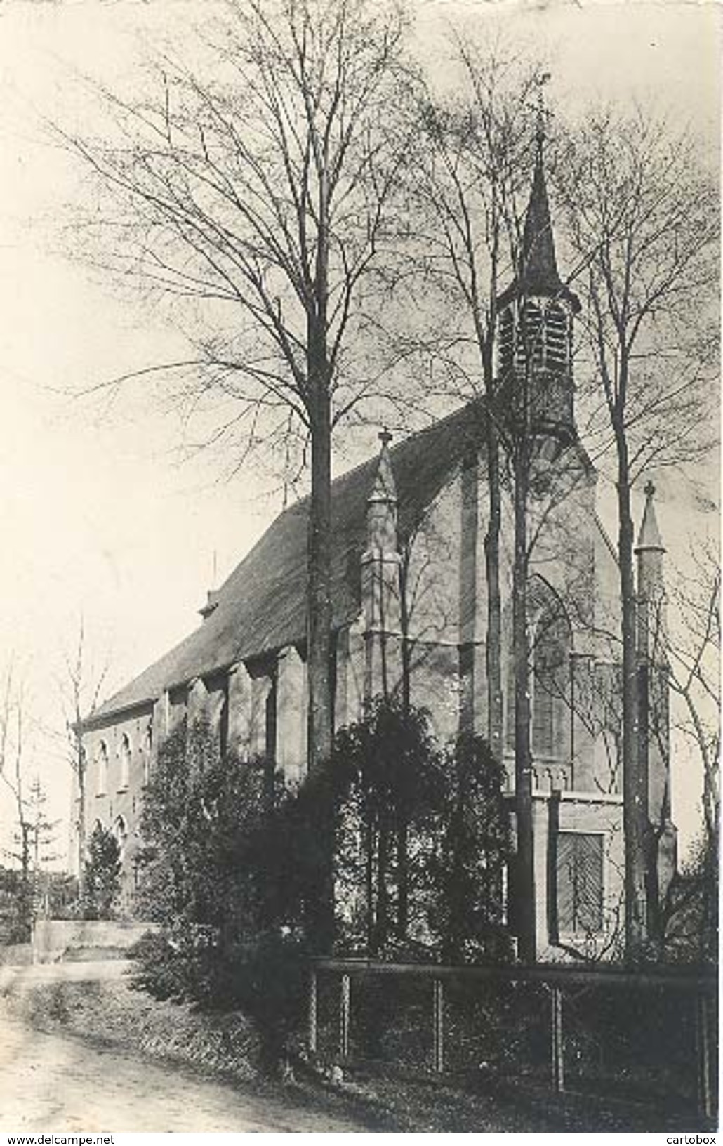 Hurwenen, Zonder Titel (afgebeeld Is De RK Kerk) (originele Fotokaart / 2 X Scan) (gemeente Maasdriel) - Altri & Non Classificati