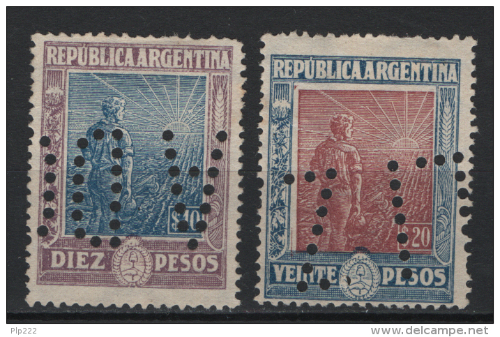 Argentina 1912 Y.T. 191/92 (*)/MNG VF/F - Nuovi