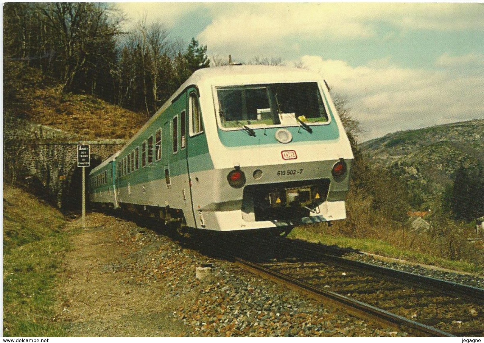 VILLEFORT, Autorail Pendulaire à L'essai En Mars 1994 - Villefort