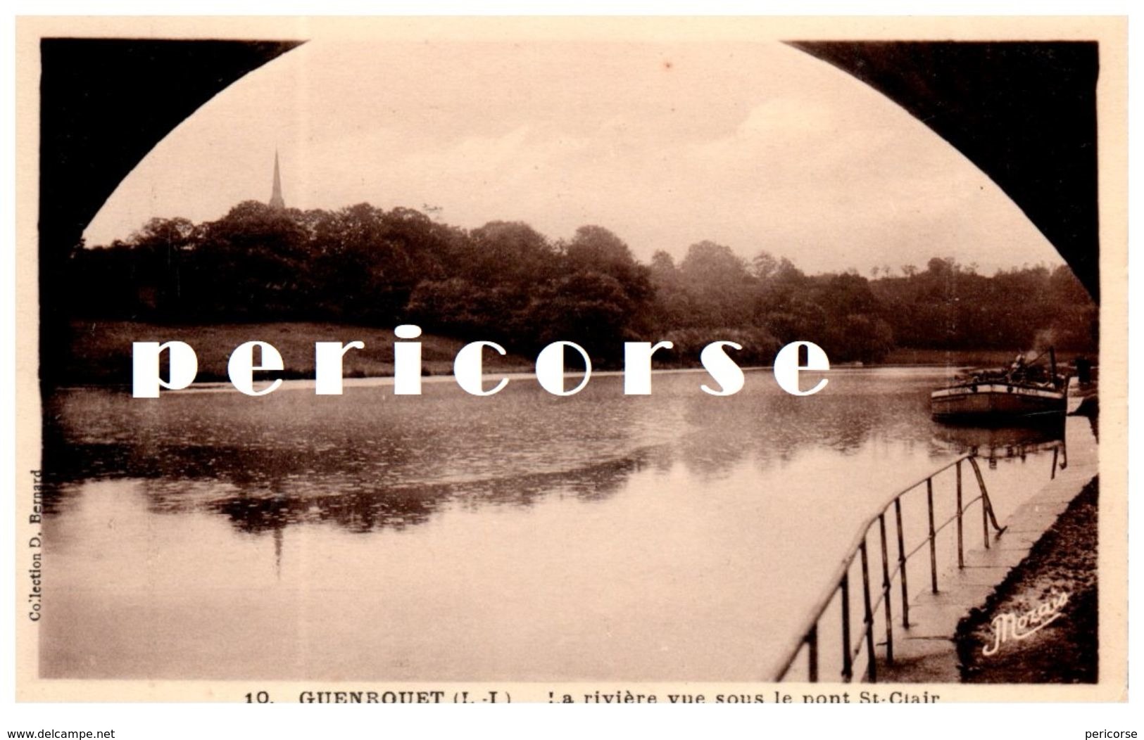 44   Guenrouet   La Riviere Vue Sous Le Pont St Clair - Guenrouet