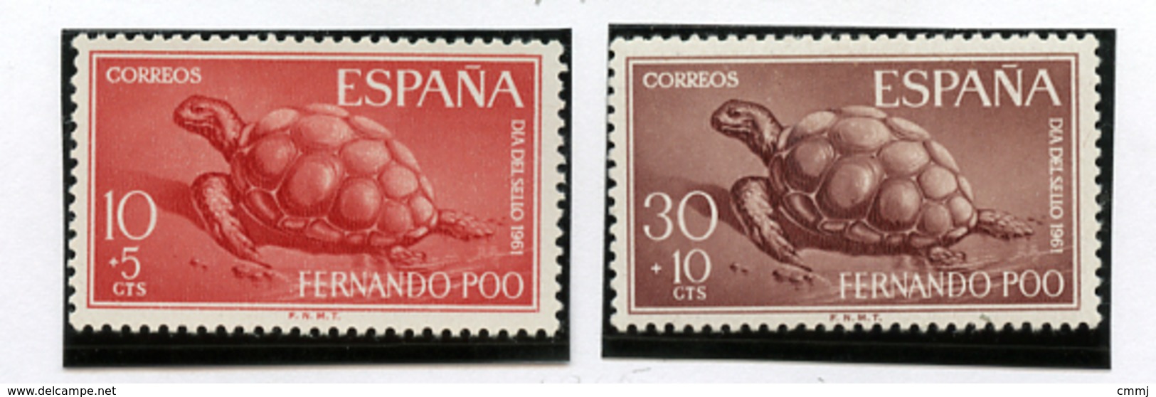 1961 - FERNANDO POO (ESPANA) - Mi. Nr. 199/200 -  LH - (*) - (UP.70.1) - Fernando Poo