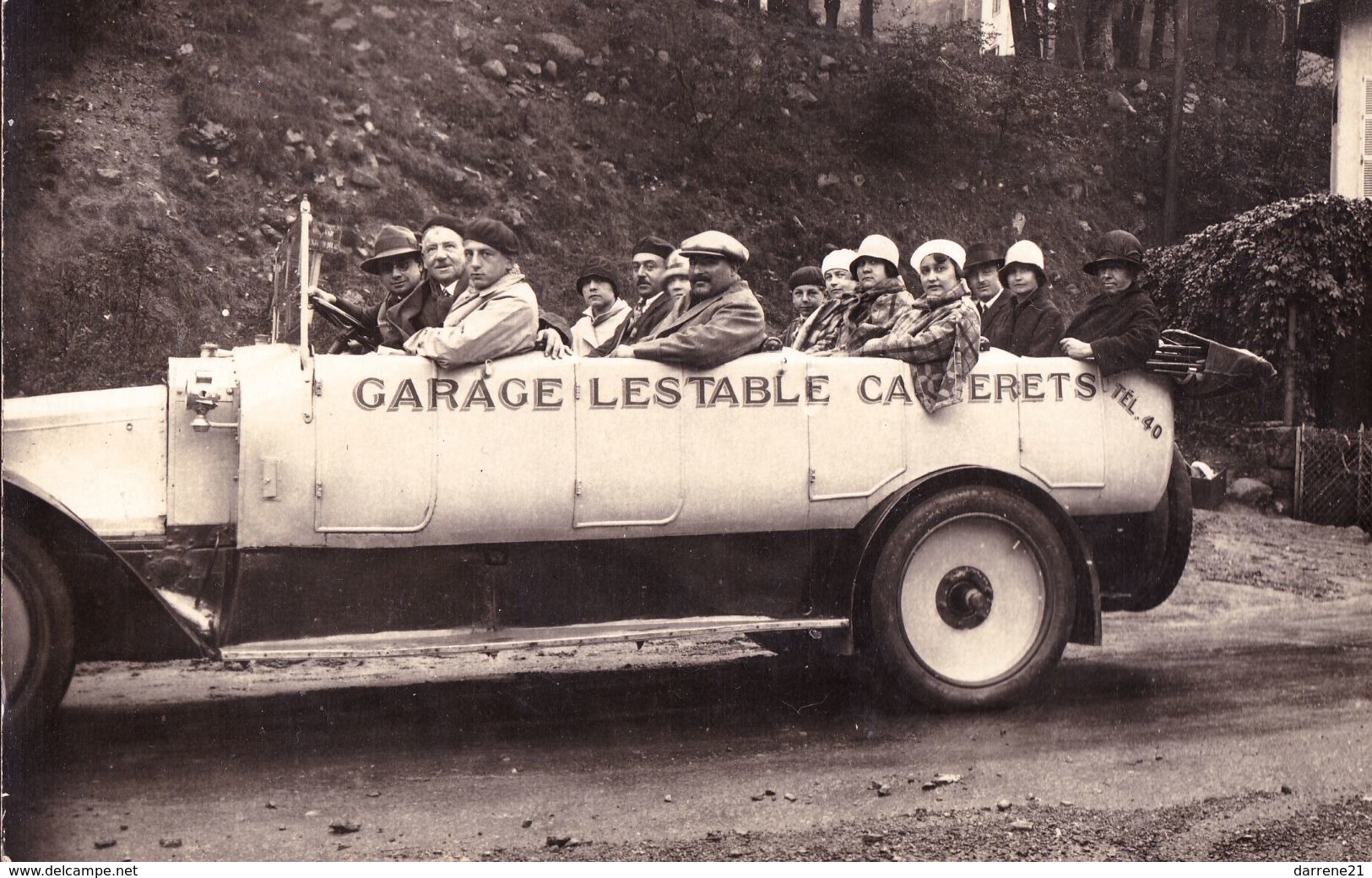 65 : Cauterets : Carte Photo Garage Lestable - Cauterets