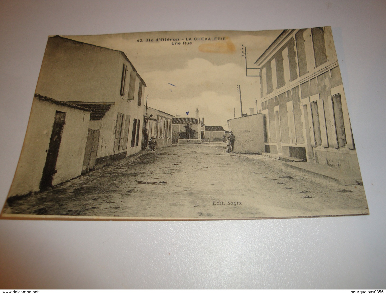 17 CHARENTE MARITIME ILE D'OLERON LA CHEVALERIE UNE RUE ENFANTS - Ile D'Oléron