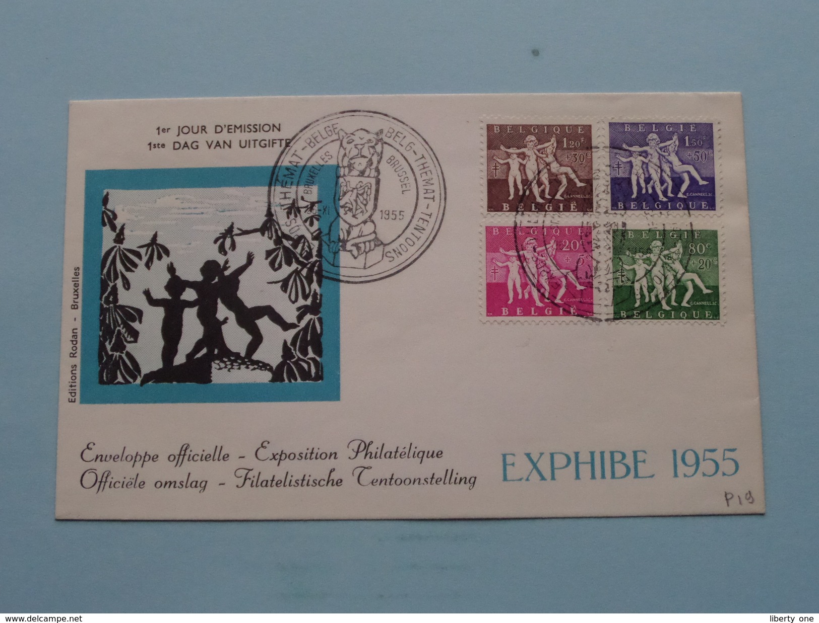 Filatelistische TENTOONSTELLING Philatélique Exposition EXPHIBE 1955 ( Zie Foto's / Rodan Bruxelles ) 1955 ! - 1951-1960