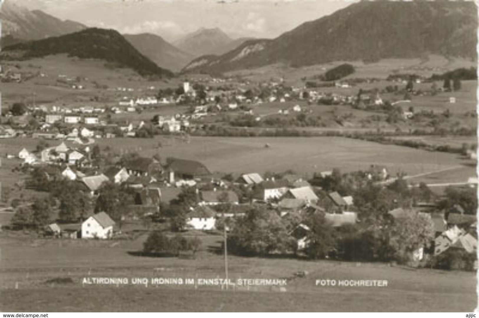 Villages D'Irdning & Altirdning En Styrie, Années 1960, Carte Postale écrite Au Verso - Irdning