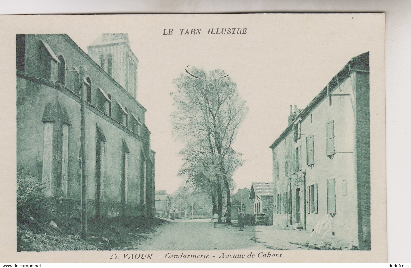 VAOUR   GENDARMERIE    AVENUE DE CAHORS - Vaour