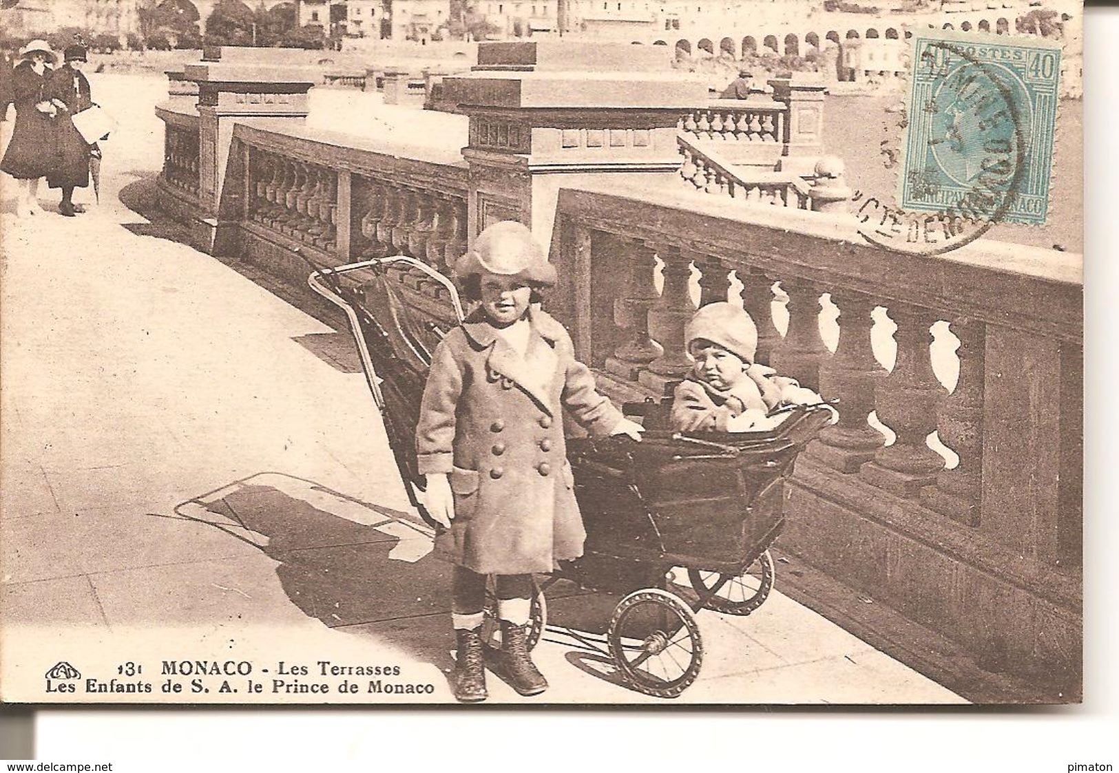 MONACO - Les Terrasses   Les Enfants De S.A .  Le Prince De Monaco - Les Terrasses
