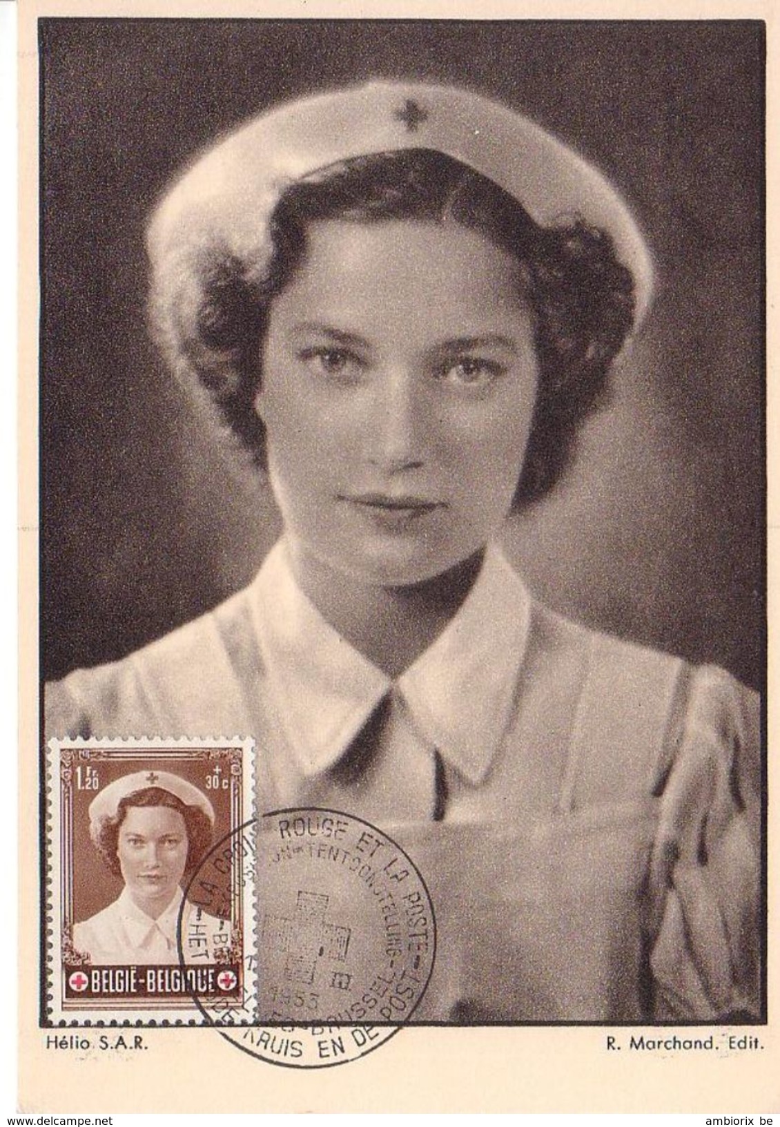 Carte Max 913 Princesse Joséphine Charlotte - 1951-1960