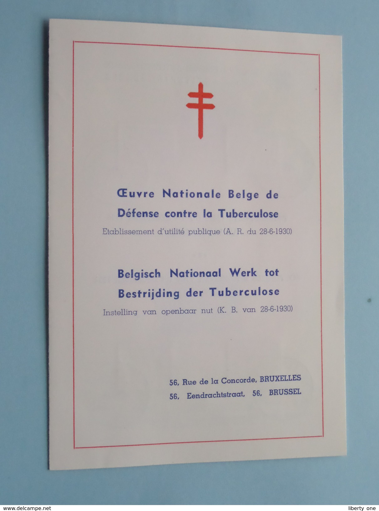 Bestrijding Der TUBERCULOSE Défence Contre La TBC 1954 - 30e Campagne ANTITERINGzegels ( Detail Zie Foto's ) ! - Autres & Non Classés