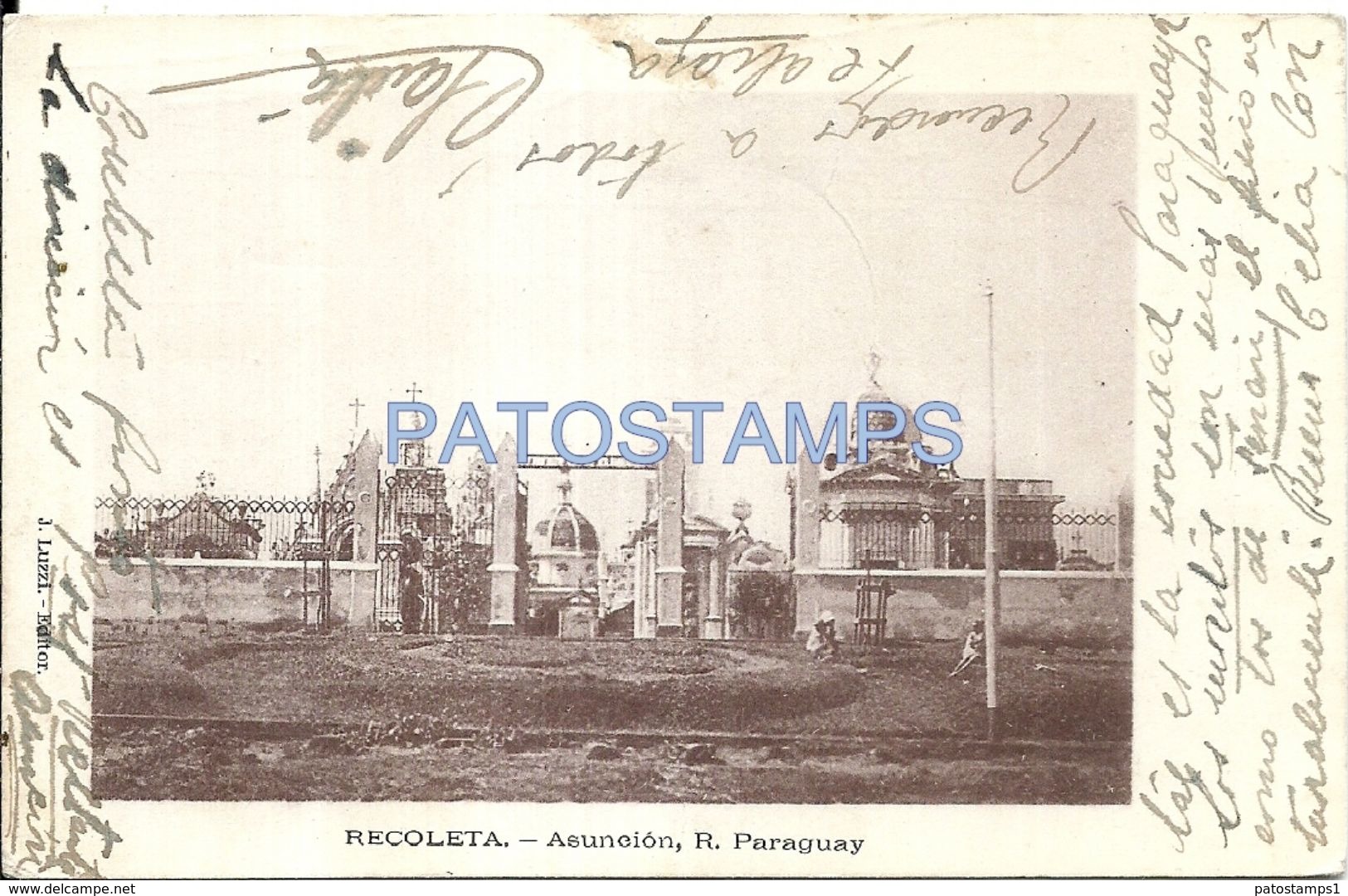 83813 PARAGUAY ASUNCION VISTA PARCIAL RECOLETA POSTAL POSTCARD - Paraguay