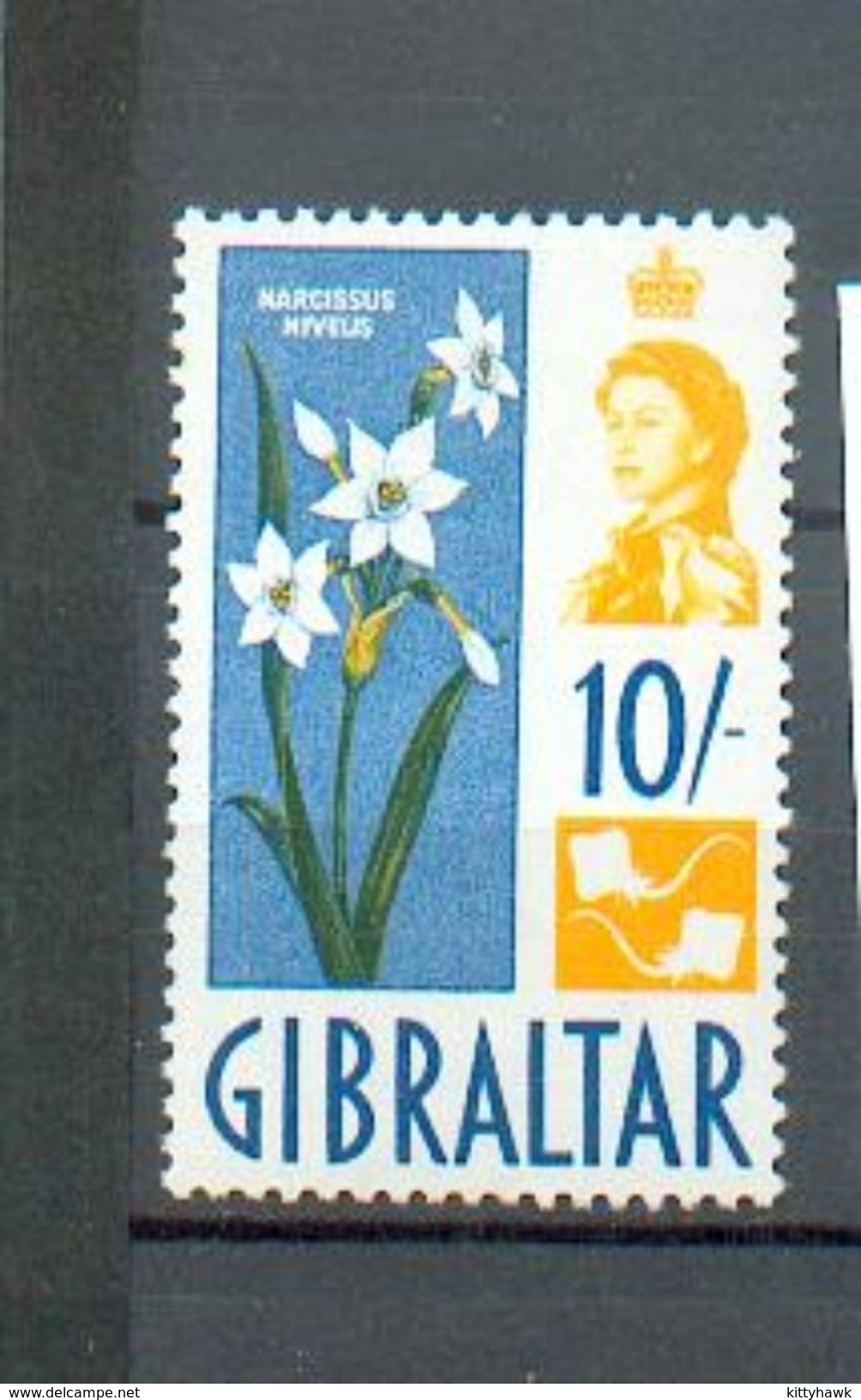 B 169 - GIBRALTAR - YT 157 * Trace Très Légère De Charnière - Gibilterra
