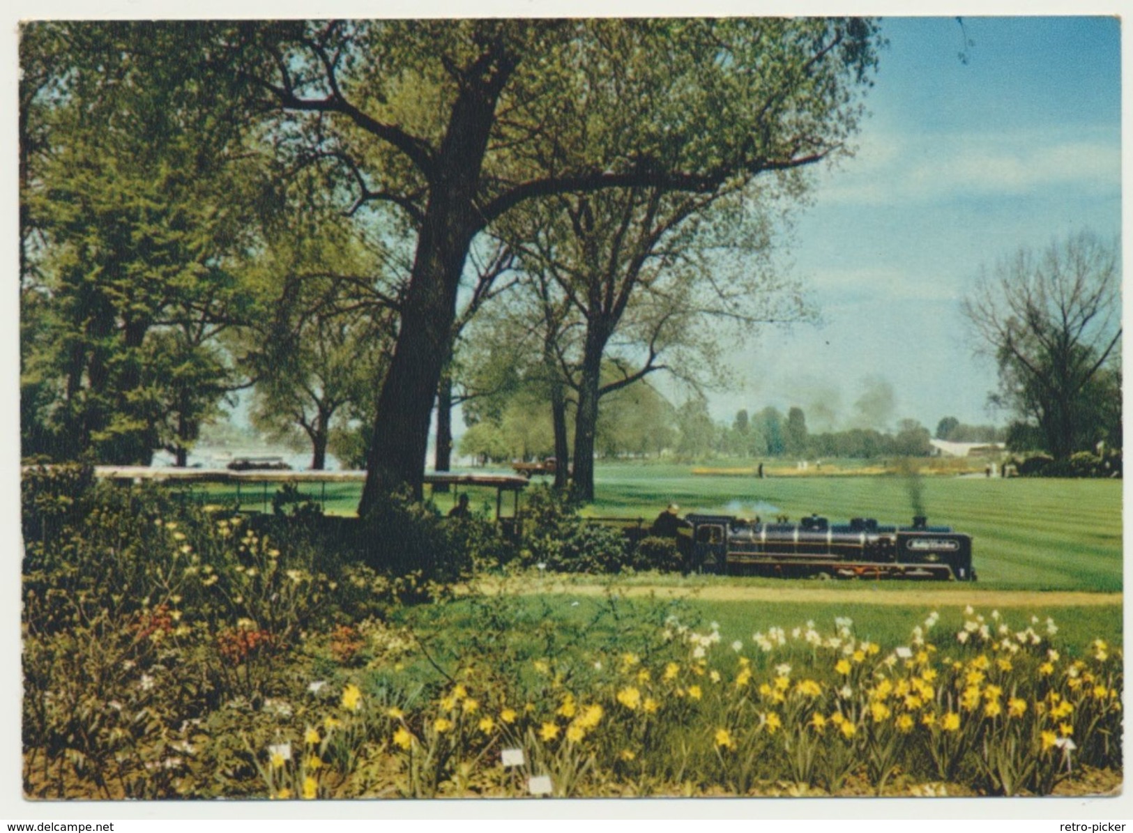 AK  Bundesgartenschau Köln Liluputbahn 1958 - Trains