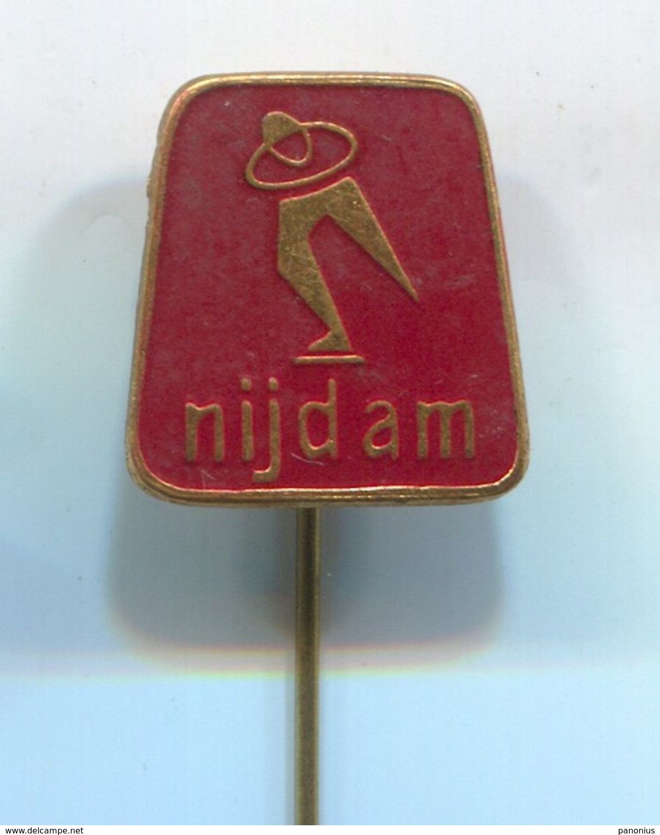 Ice Figure Skating - NIJDAM, Vintage Pin, Badge, Abzeichen - Patinage Artistique