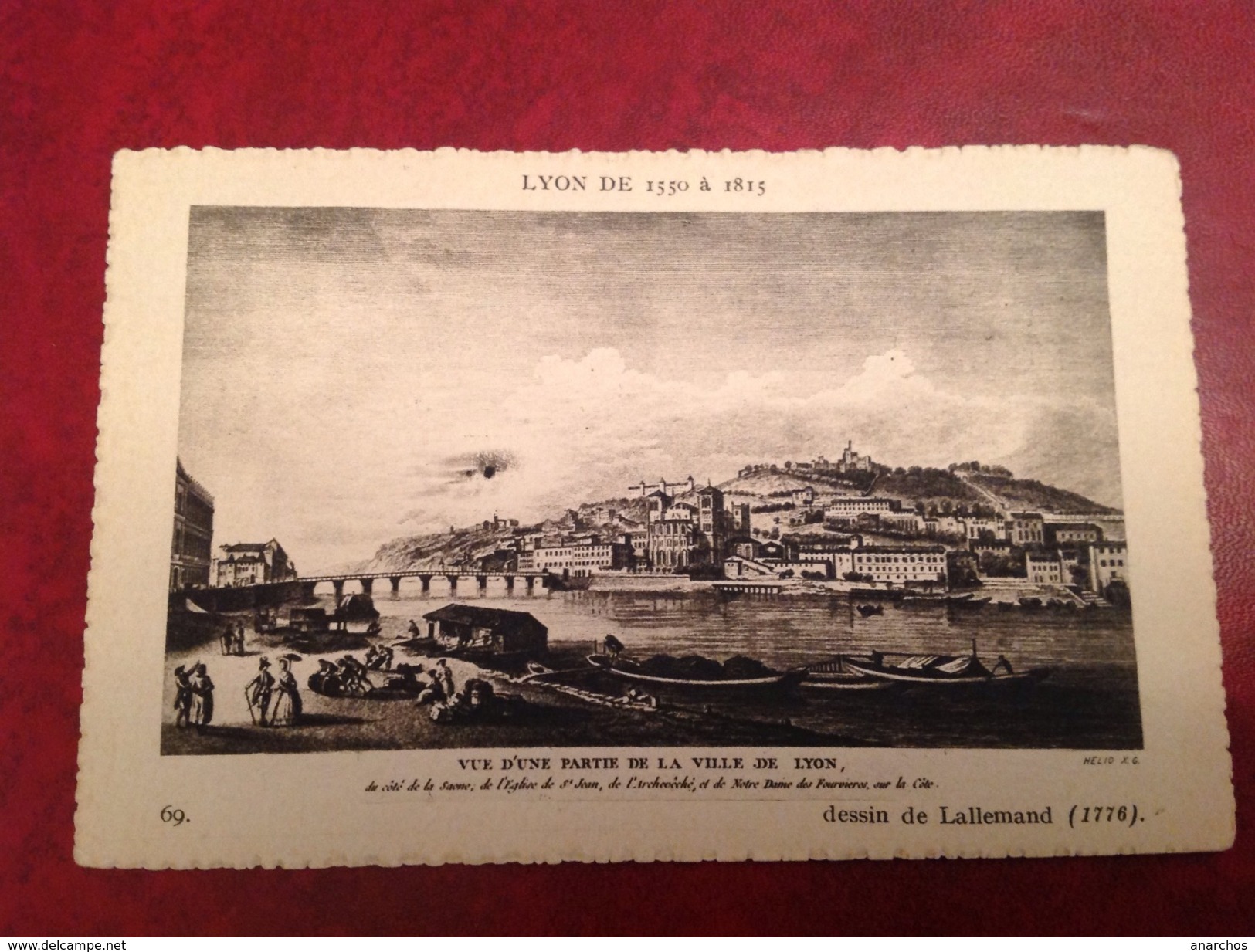 69 LYON   De 1550 à 1815  Dessin De Lallemand   Cathédrale Saint-Jean Fourvière . - Otros & Sin Clasificación