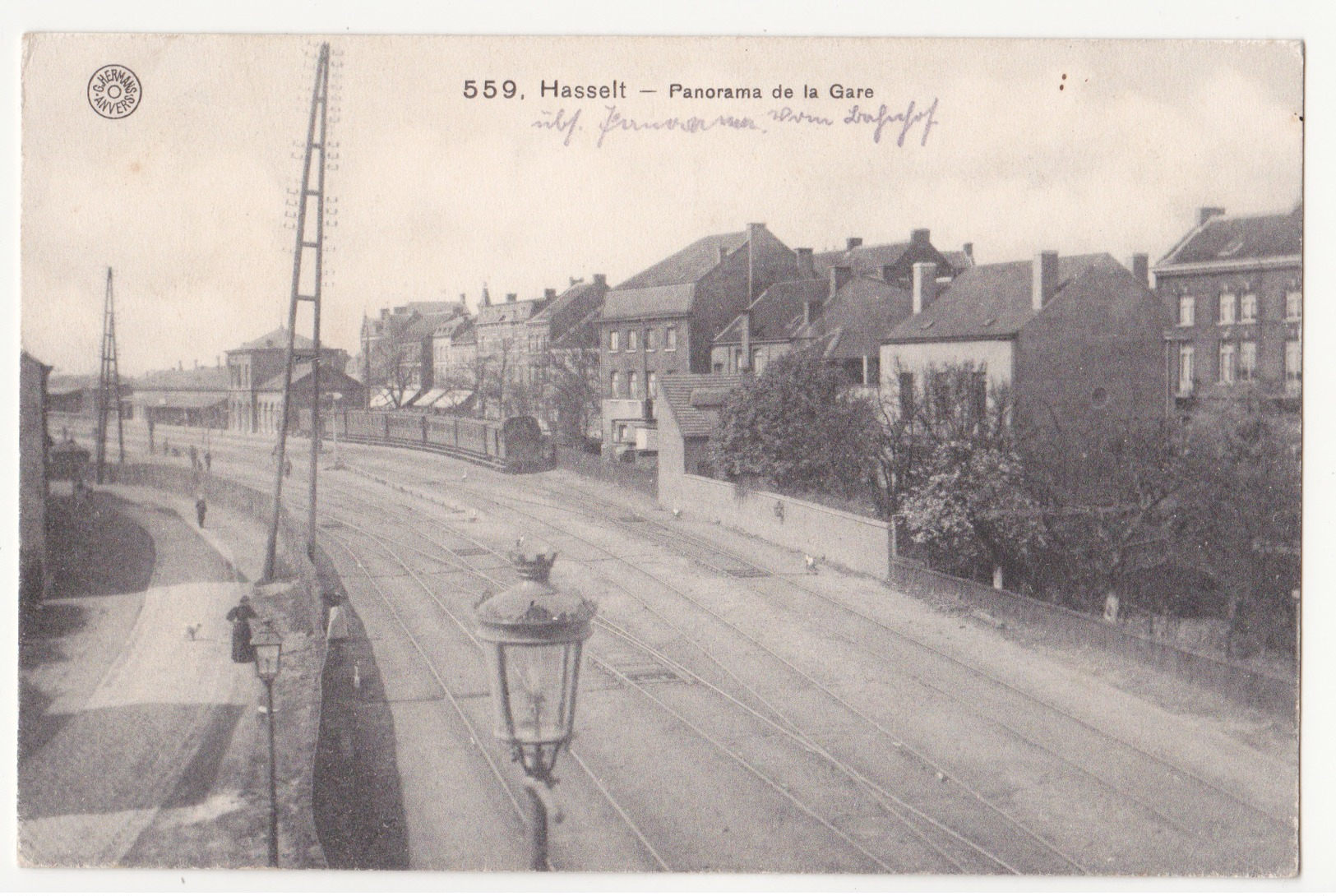 Hasselt:Panorama De La Gare. (Erster Weltkrieg, 1917) - Hasselt