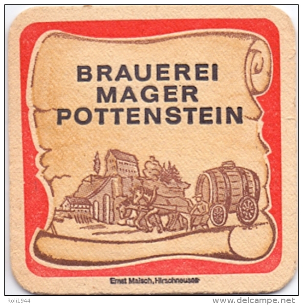 #D182-118 Viltje Brauerei Mager Pottenstein - Sous-bocks