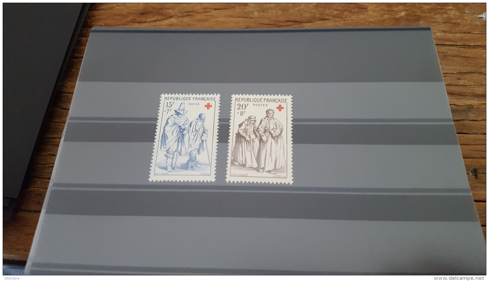 LOT 380210 TIMBRE DE FRANCE NEUF**  N°1140 A 1141 LUXE - Unused Stamps