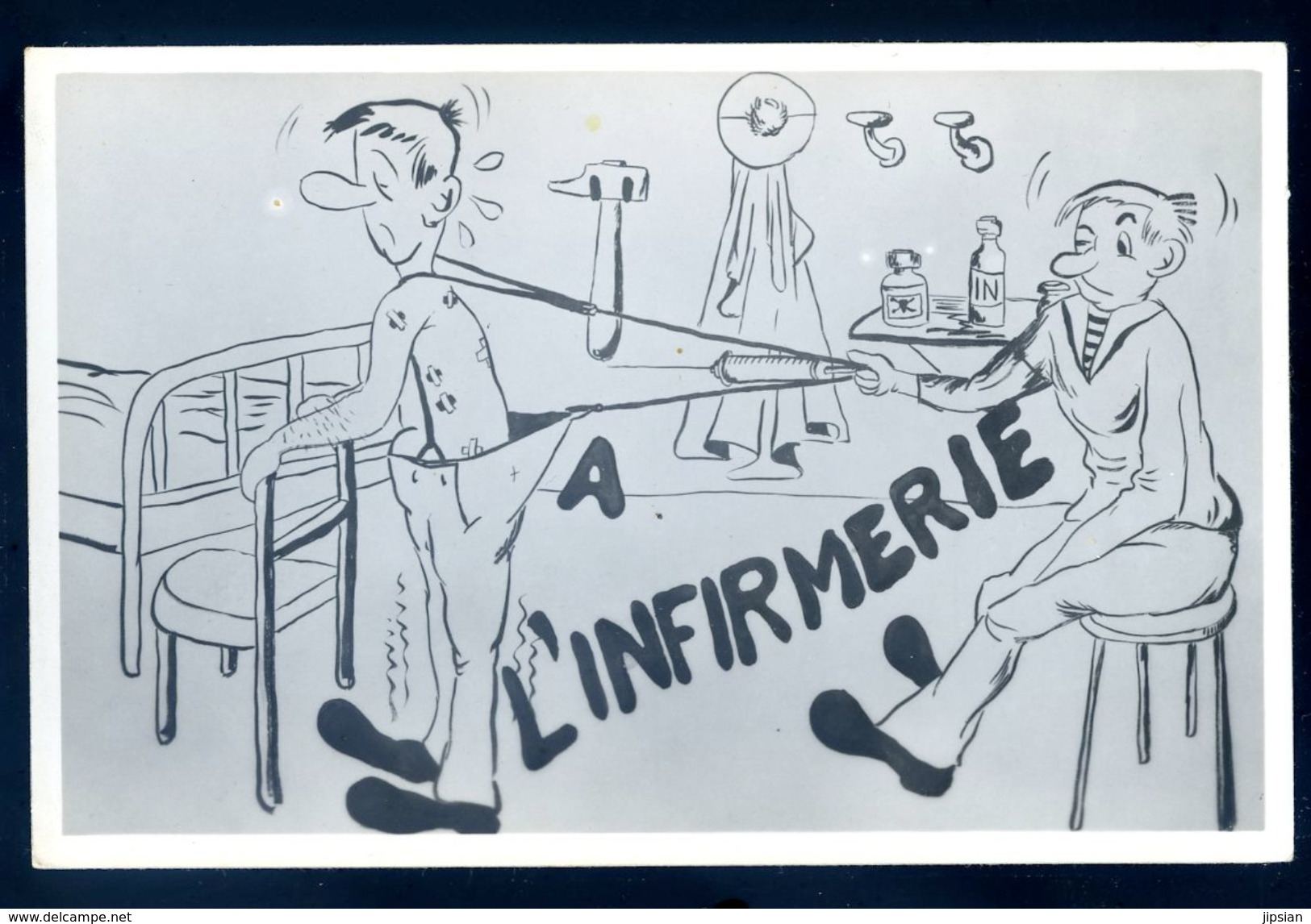 Cpsm Illustrateur Baltenweck   -- A L' Infirmerie    Sep17-79 - Autres & Non Classés