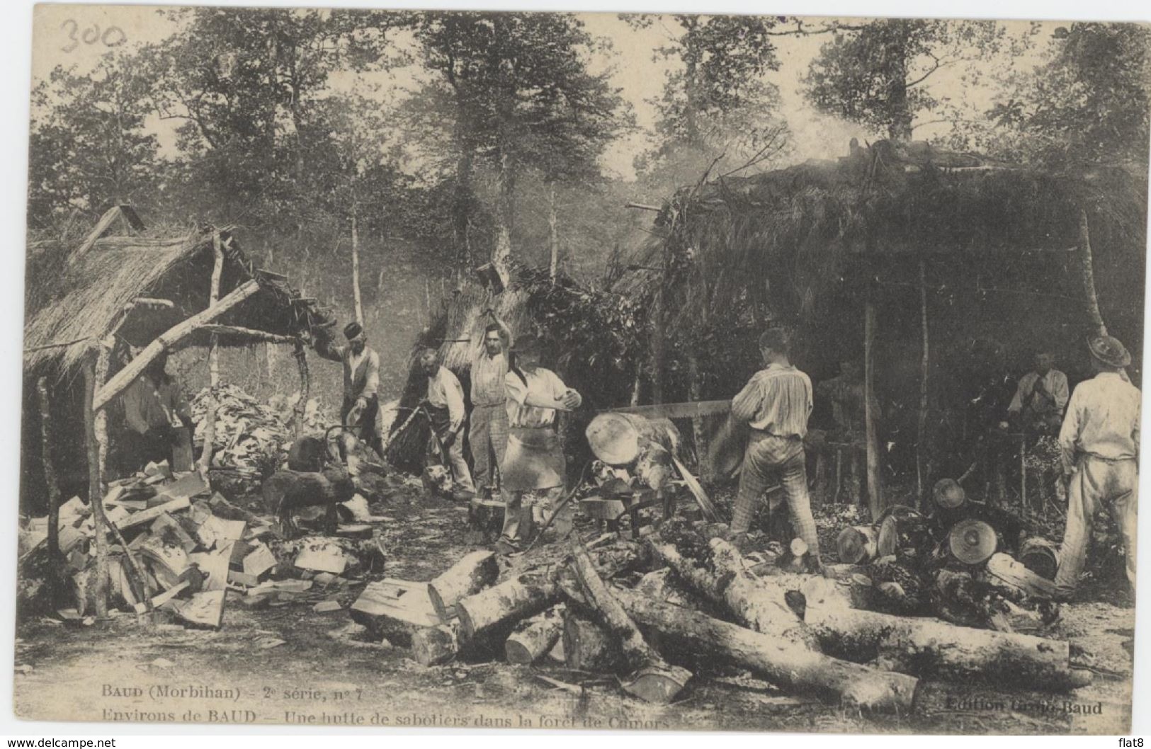 BAUD Hutte De Sabotiers Dans La Forêt De Camors - Baud