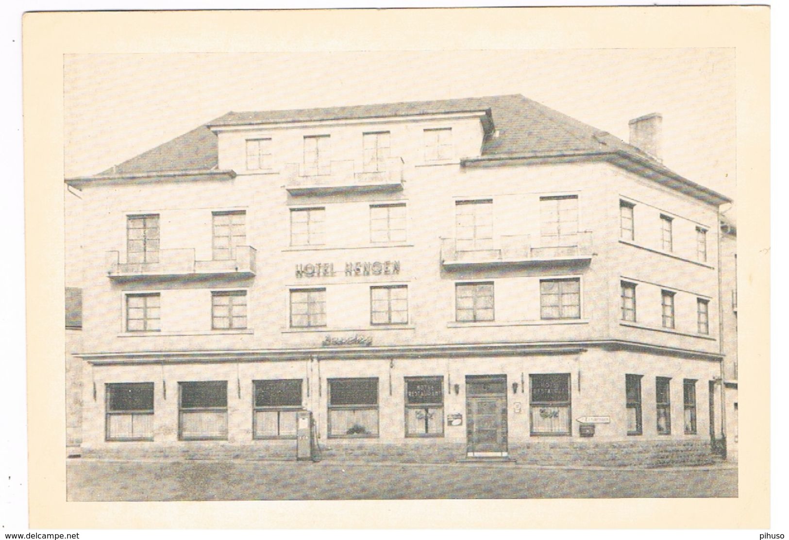 L-1960  WASSERBILLIG : Hotel Restaurant Hengen - Andere & Zonder Classificatie