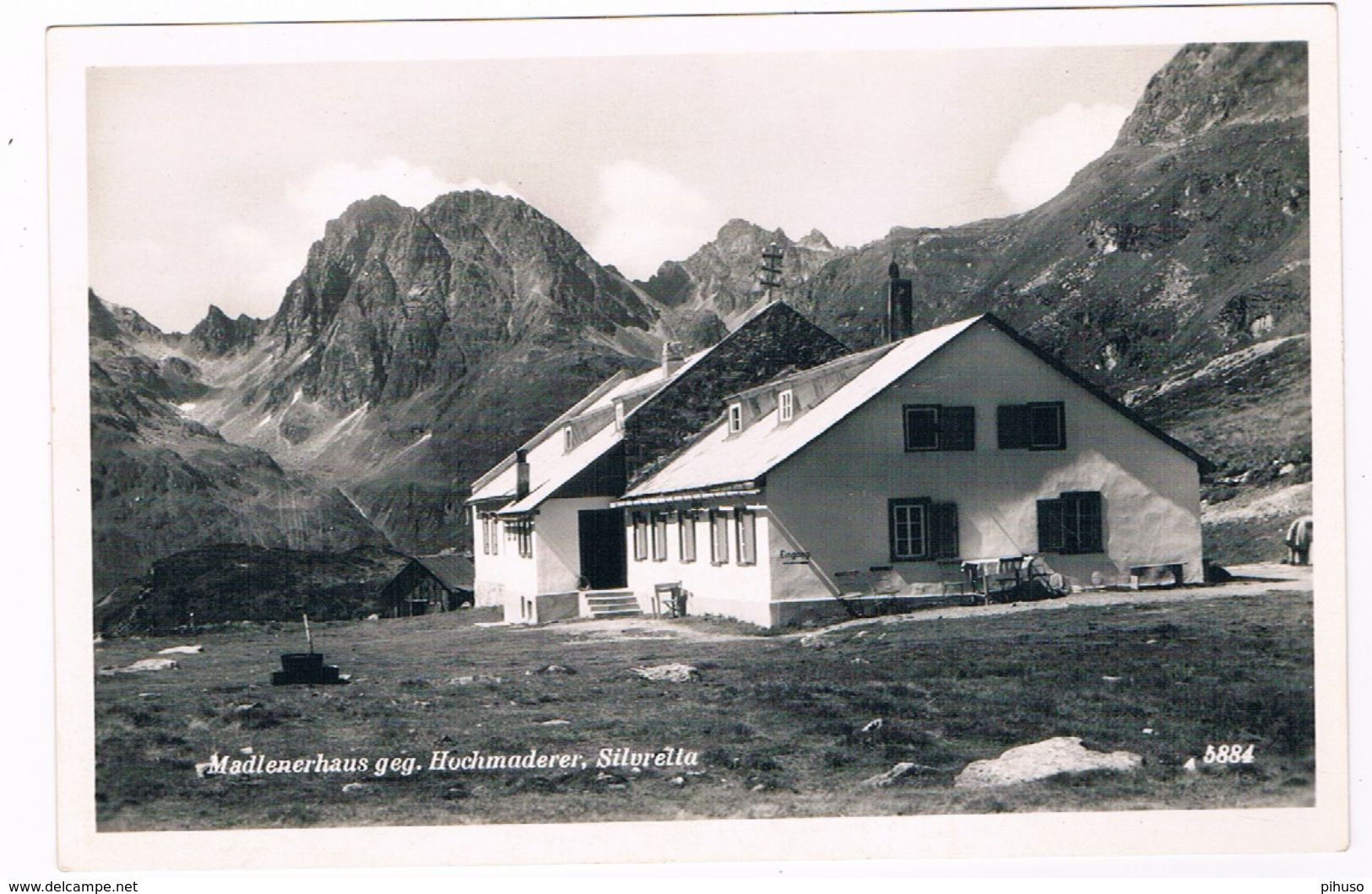 Ö-3481   GASCHURN : Madlenerhaus Silvretta - Gaschurn