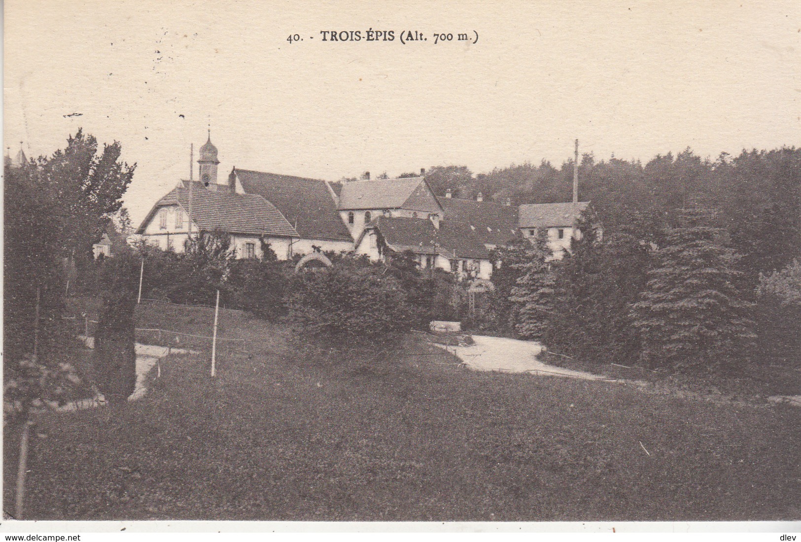 Trois Epis (Alt. 700 M.) - 1922 - Edit. Ch. Bergeret, Strasbourg N° 40 - Trois-Epis