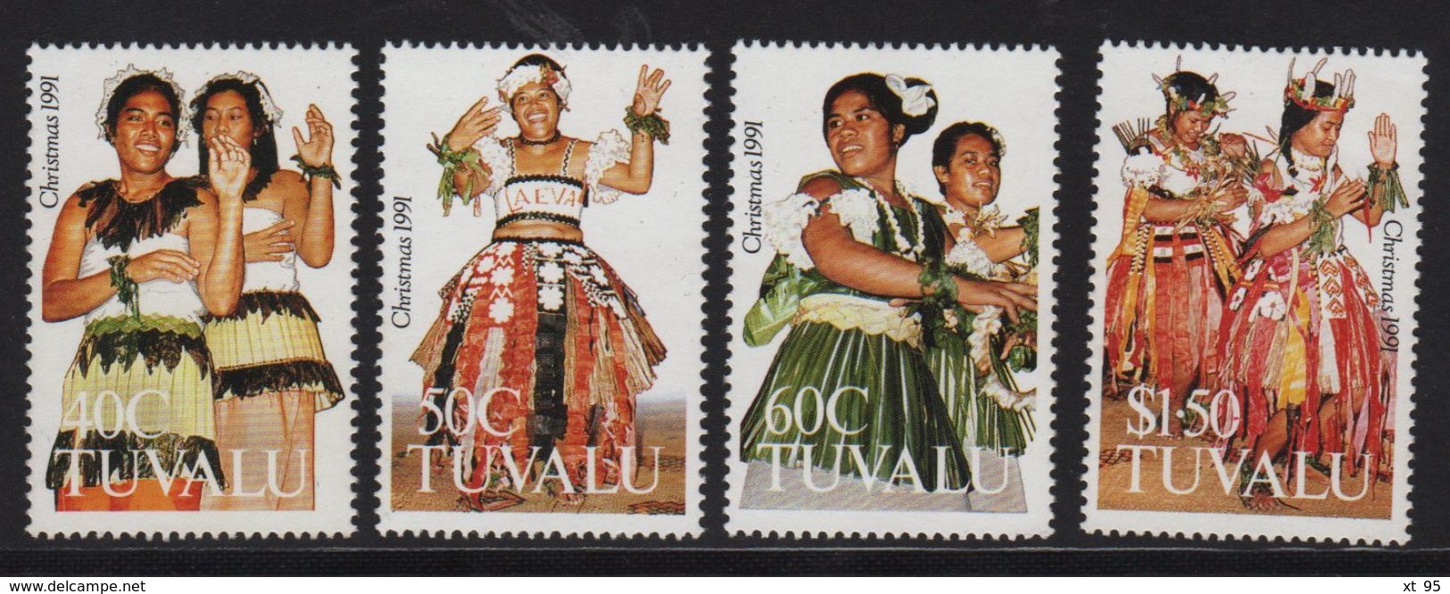 Tuvalu - N°575 à 578 - Noel - Cote 10€ - Tuvalu