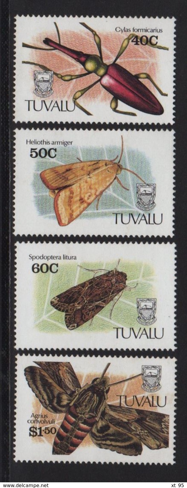 Tuvalu - N°559 à 562 - Insectes - Cote 15€ - Tuvalu