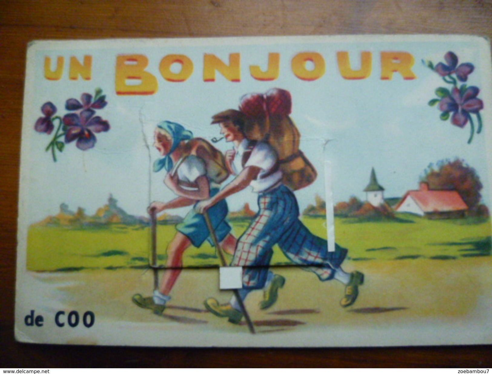 COO Bonjour Carte à Système (1950) - Other & Unclassified