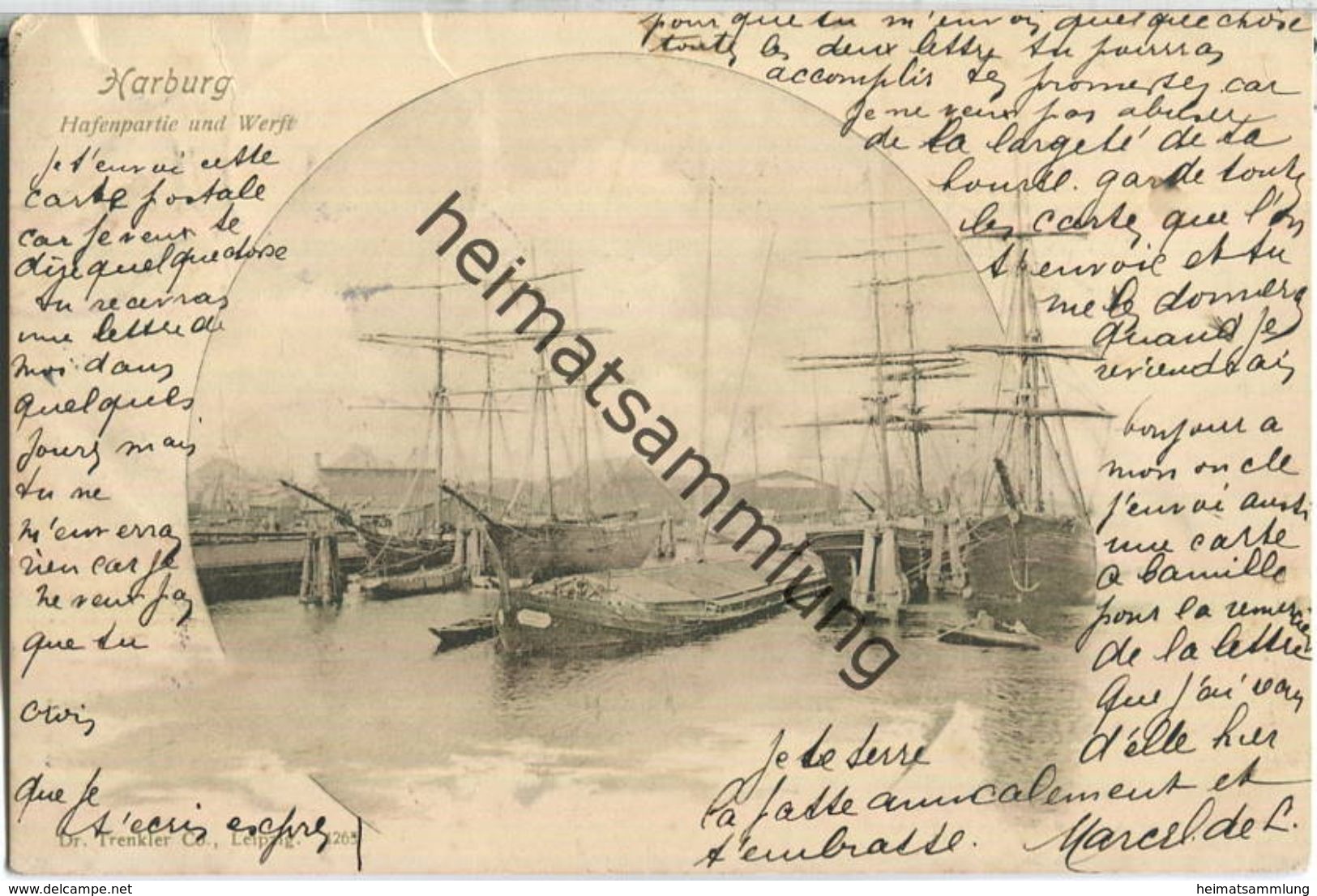 Hamburg - Hafen - Werft - Verlag Dr. Trenkler & Co. Leipzig - Mitte